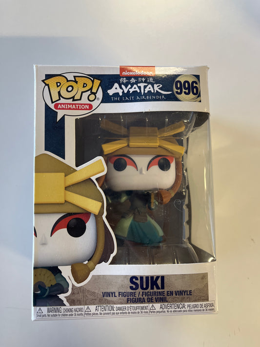 FUNKO POP ANIMATION AVATAR THE LAST AIRBENDER #996 SUKI