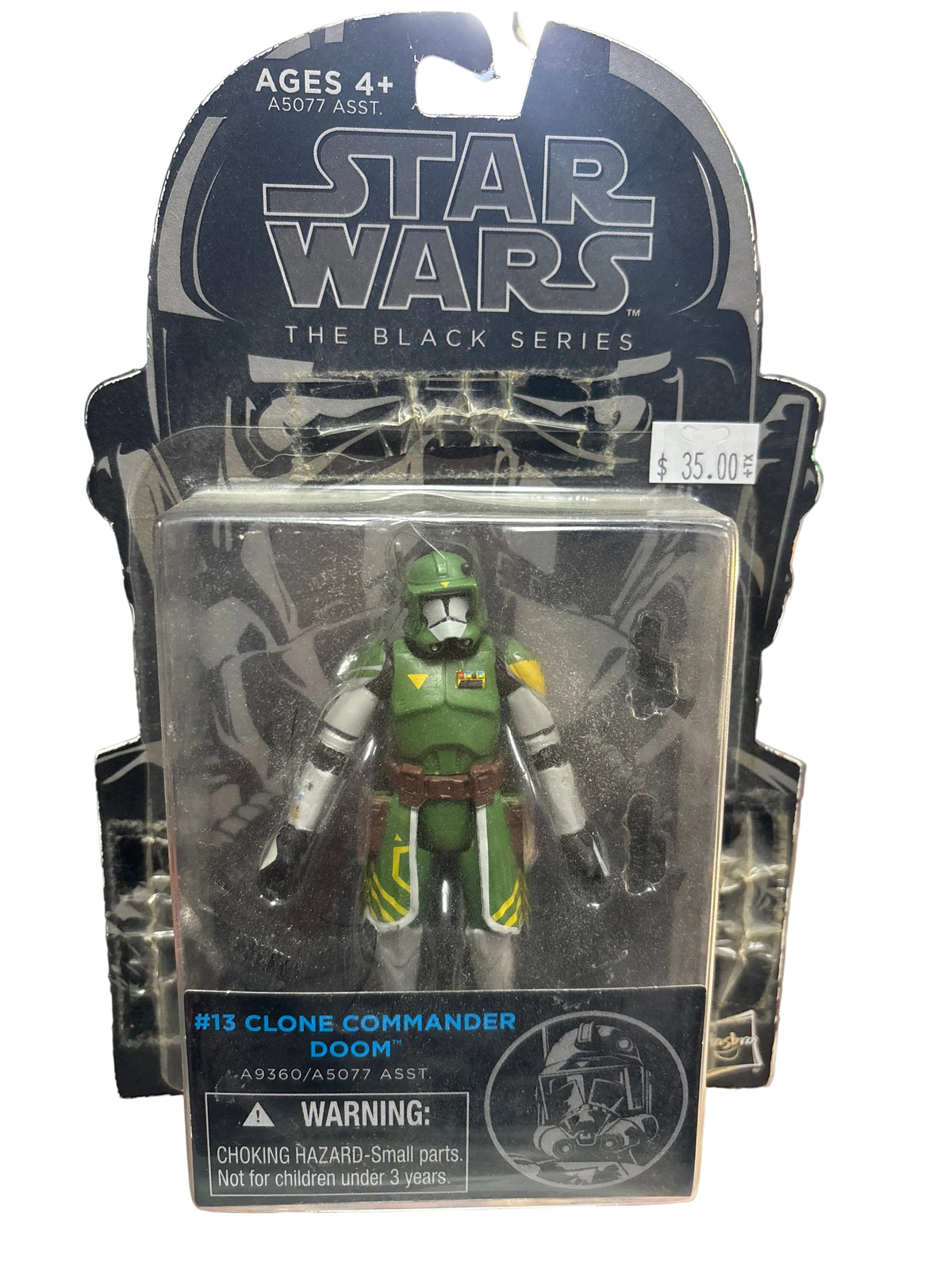 HASBRO STAR WARS THE BLACK SERIES #13 CLONE COMMANDER DOOM ACTION FIGURE