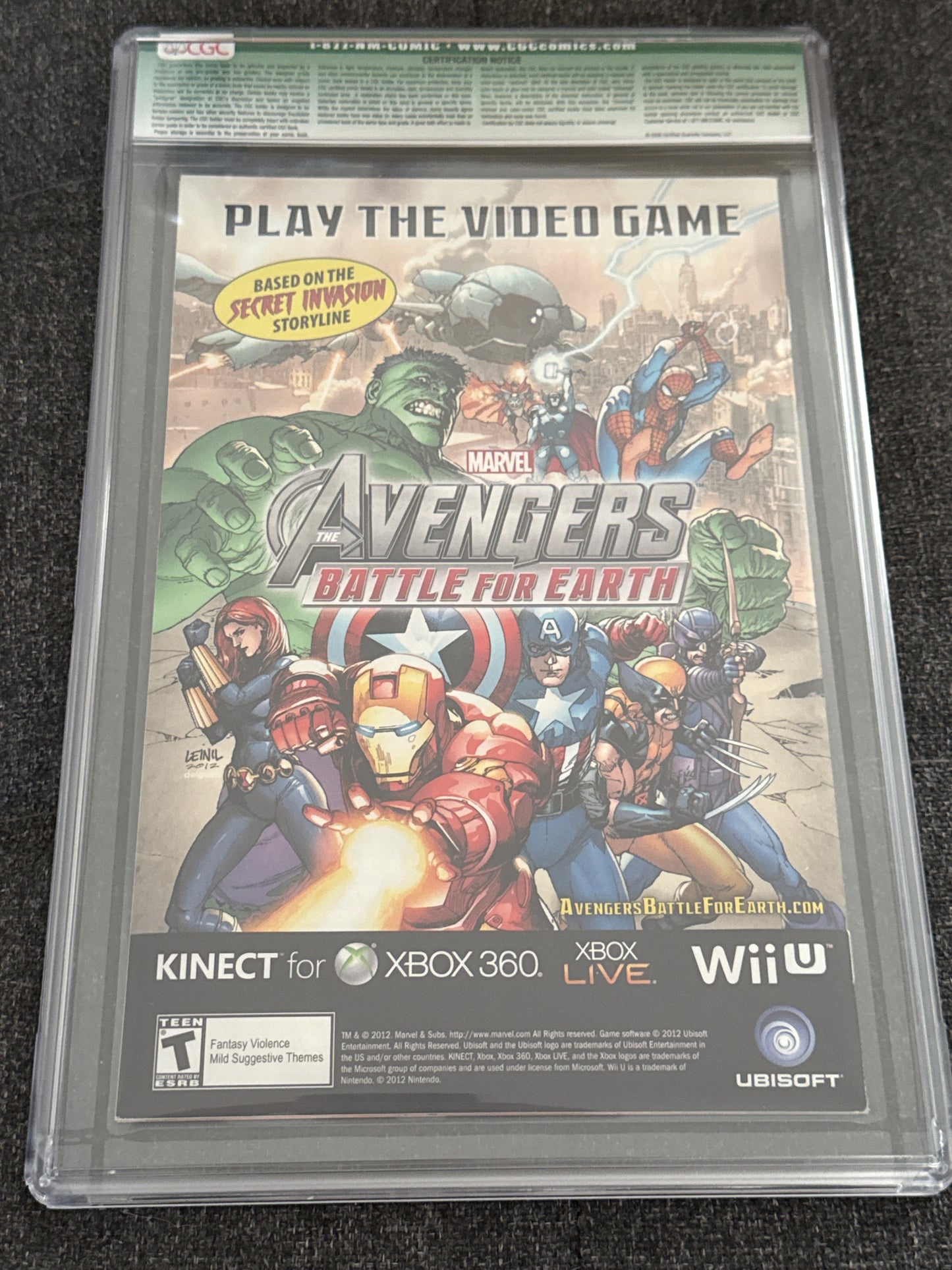 MARVEL COMICS UNCANNY AVENGERS #1 PARTIAL SKETCH COVER CGC 9.8 QUALIFIED SIGNED BY RICK REMENDER