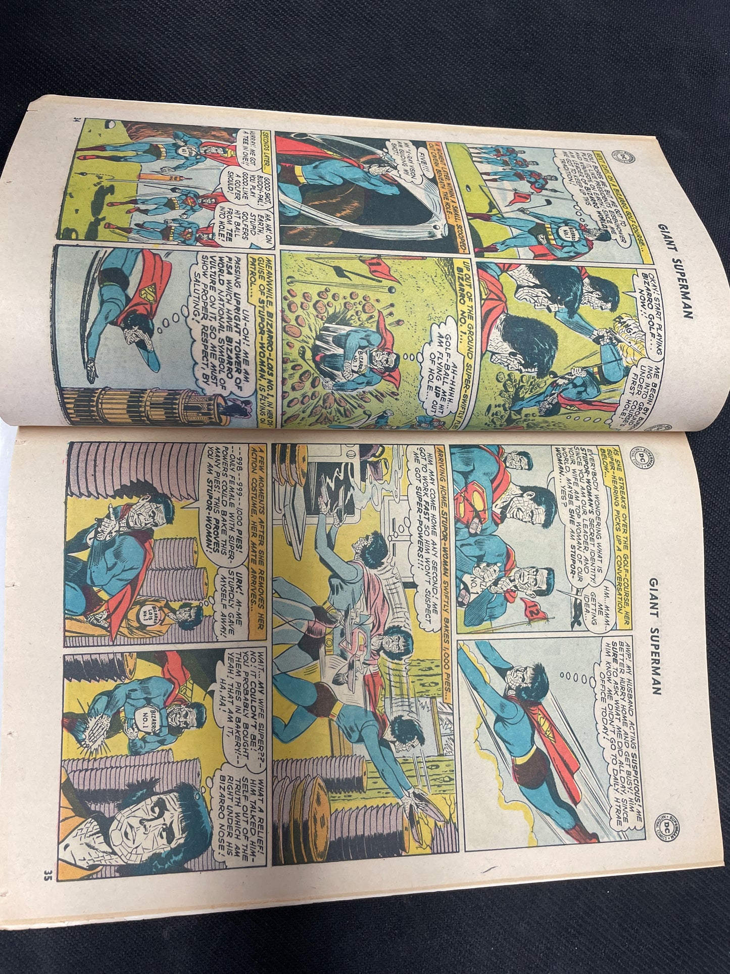 SUPERMAN #202 (1967, DC SILVER AGE) BIZARRO WORLD! VF/NM