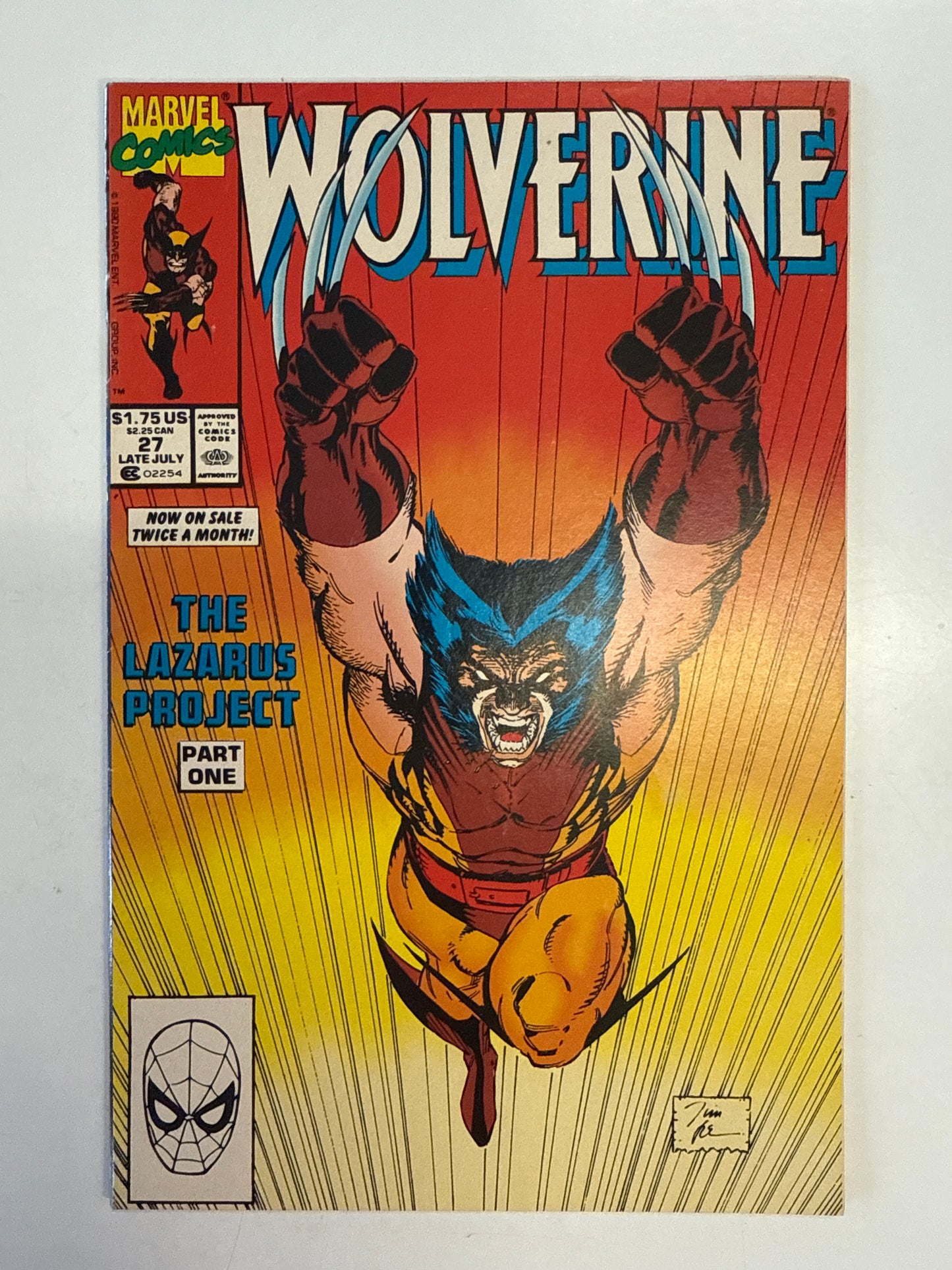 MARVEL COMICS WOLVERINE #27 VOL.2 1990 VG