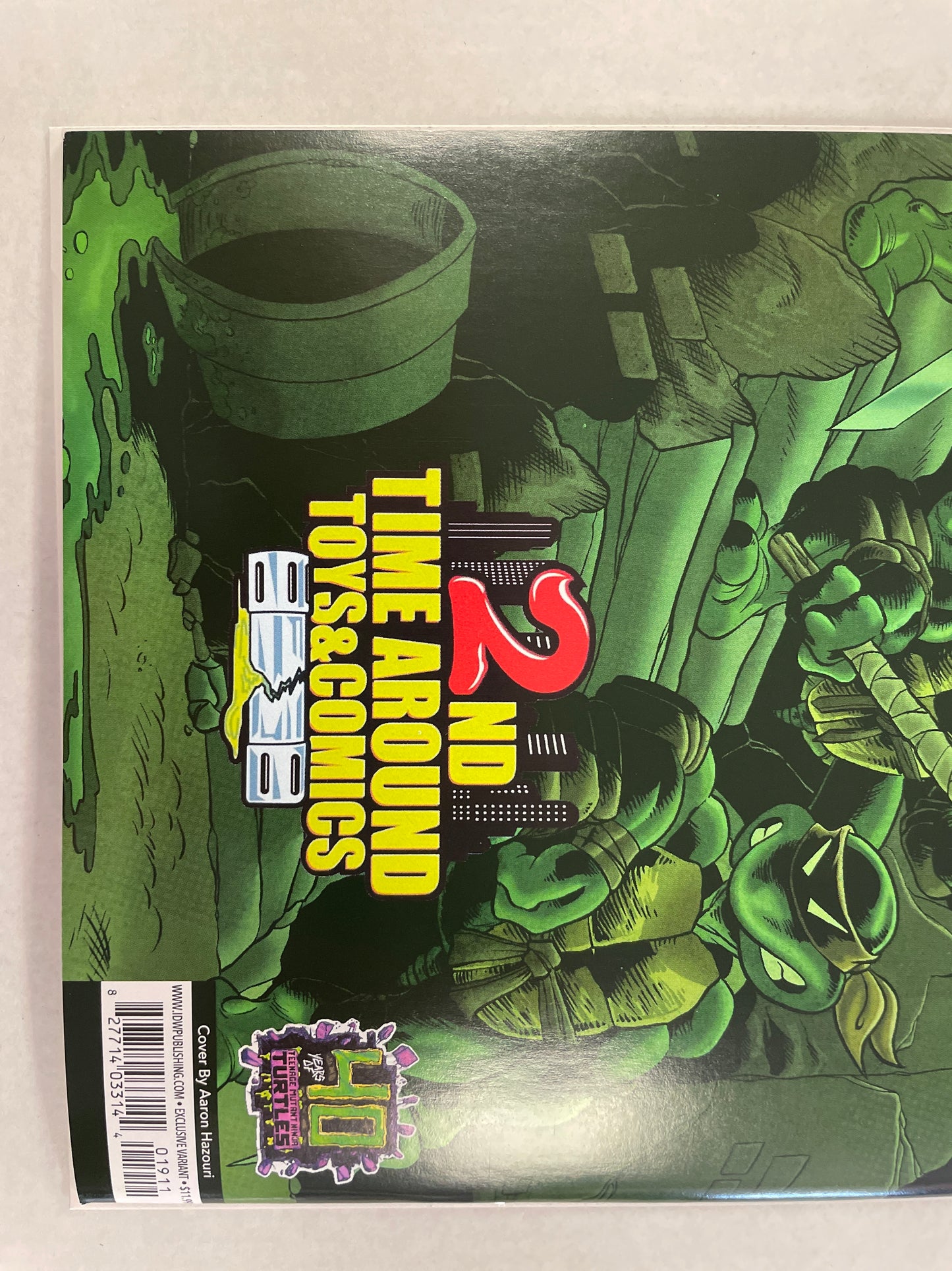 TEENAGE MUTANT NINJA TURTLES 40th ANNIVERSARY COMICS CELEBRATION ONE-SHOT (2024, AARON HAZOURI 1/500 LIMITED EDTION VARIANT!!) NM+