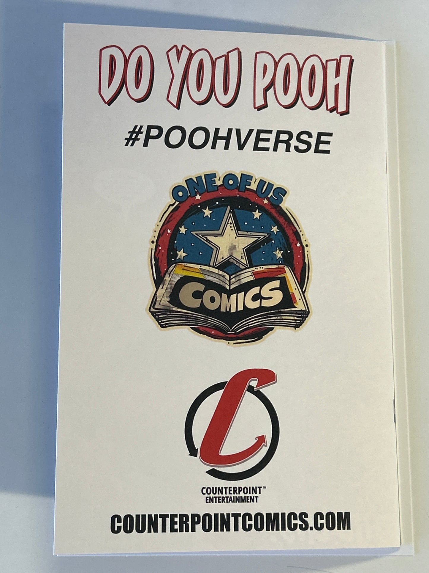 COUNTERPOINT DO YOU POOH?#1 (2025) ONE OF US COMICS EXCLUSIVE METAL FOIL COVER 2/5 MINT CONDITION