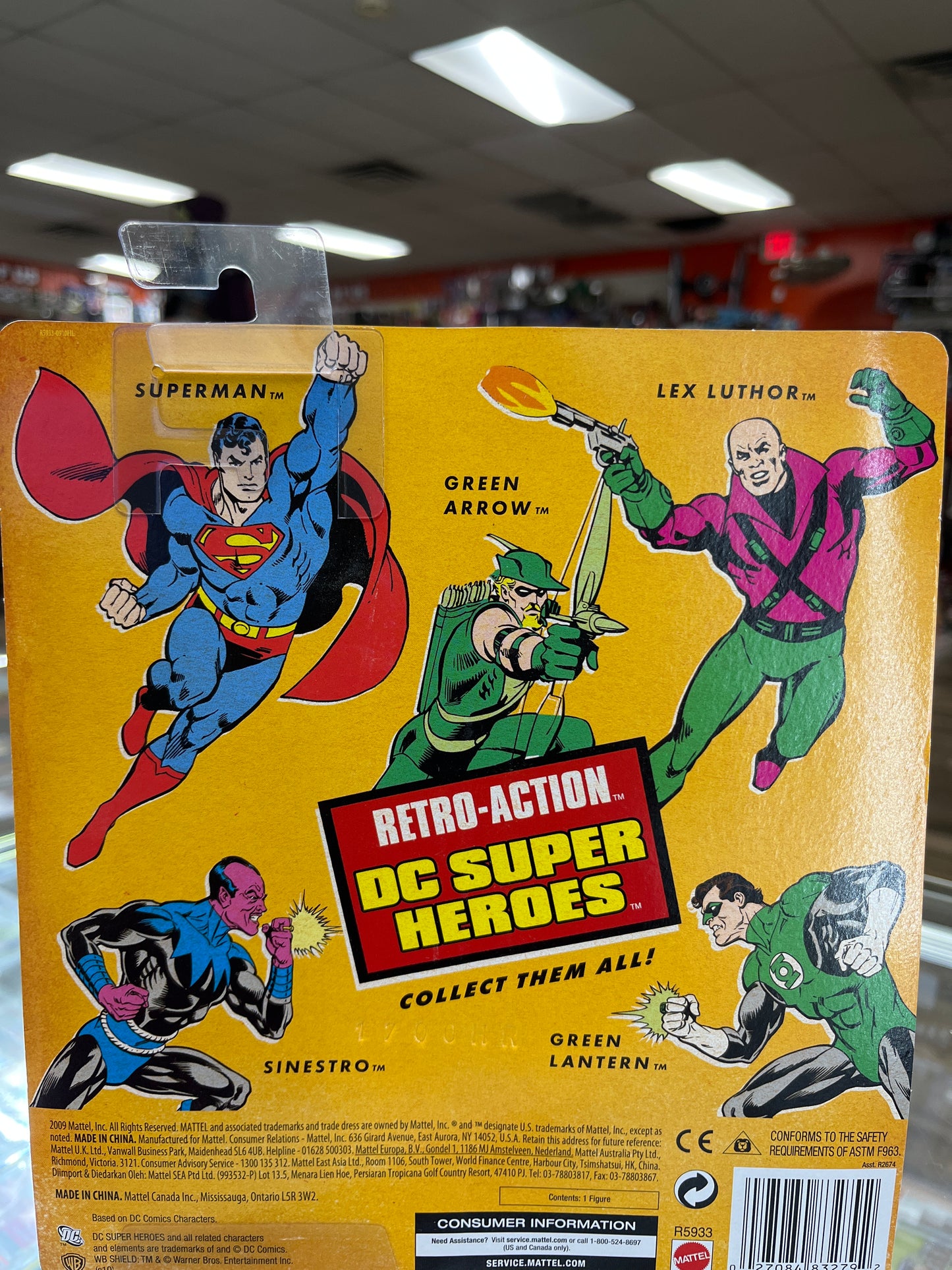 RETRO-ACTION DC SUPER HERO SUPERMAN ACTION FIGURE
