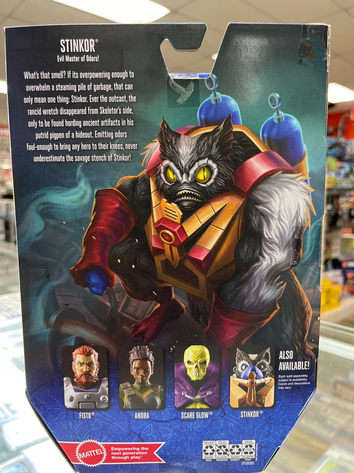 MATTEL MASTERS OF THE UNIVERSE REVELATION STINKOR ACTION FIGURE