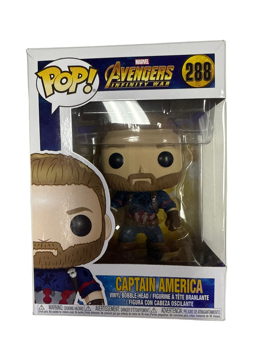FUNKO POP AVENGERS INFINITY WAR CAPTAIN AMERICA
 #288