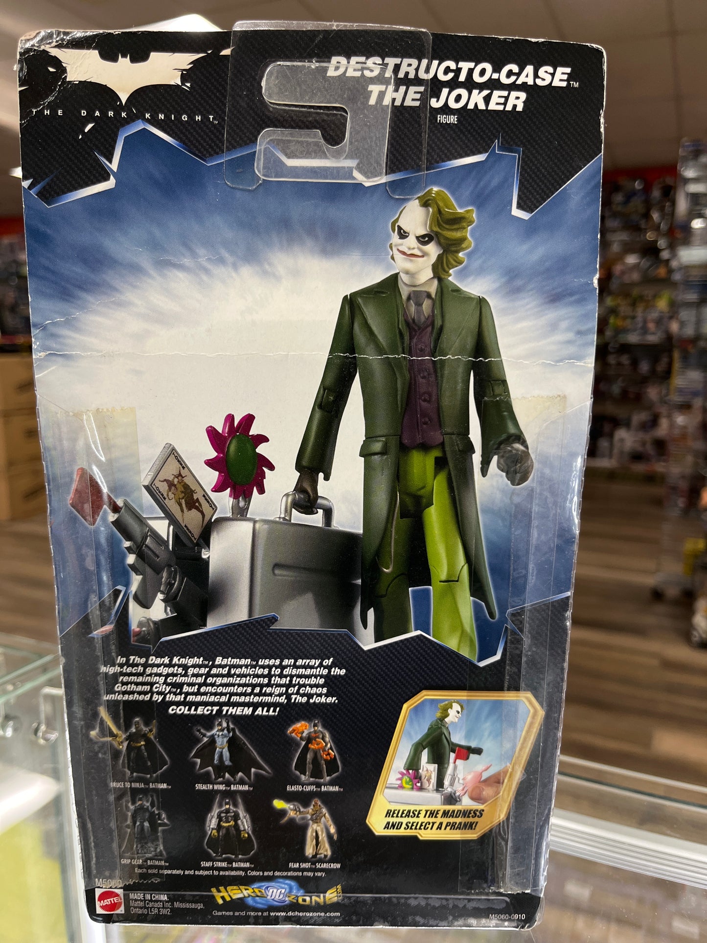 MATTEL DESTRUCTO-CASE THE JOKER ACTION FIGURE