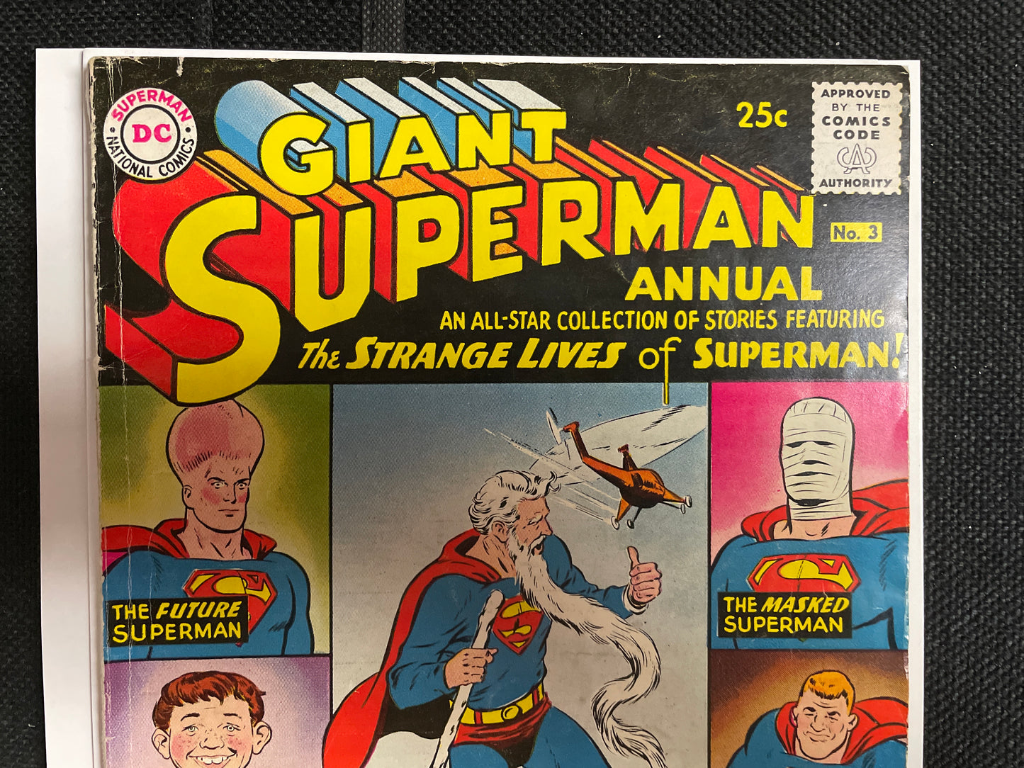 SUPERMAN GIANT ANNUAL #3 (1961, SILVER AGE KEY) FINE-