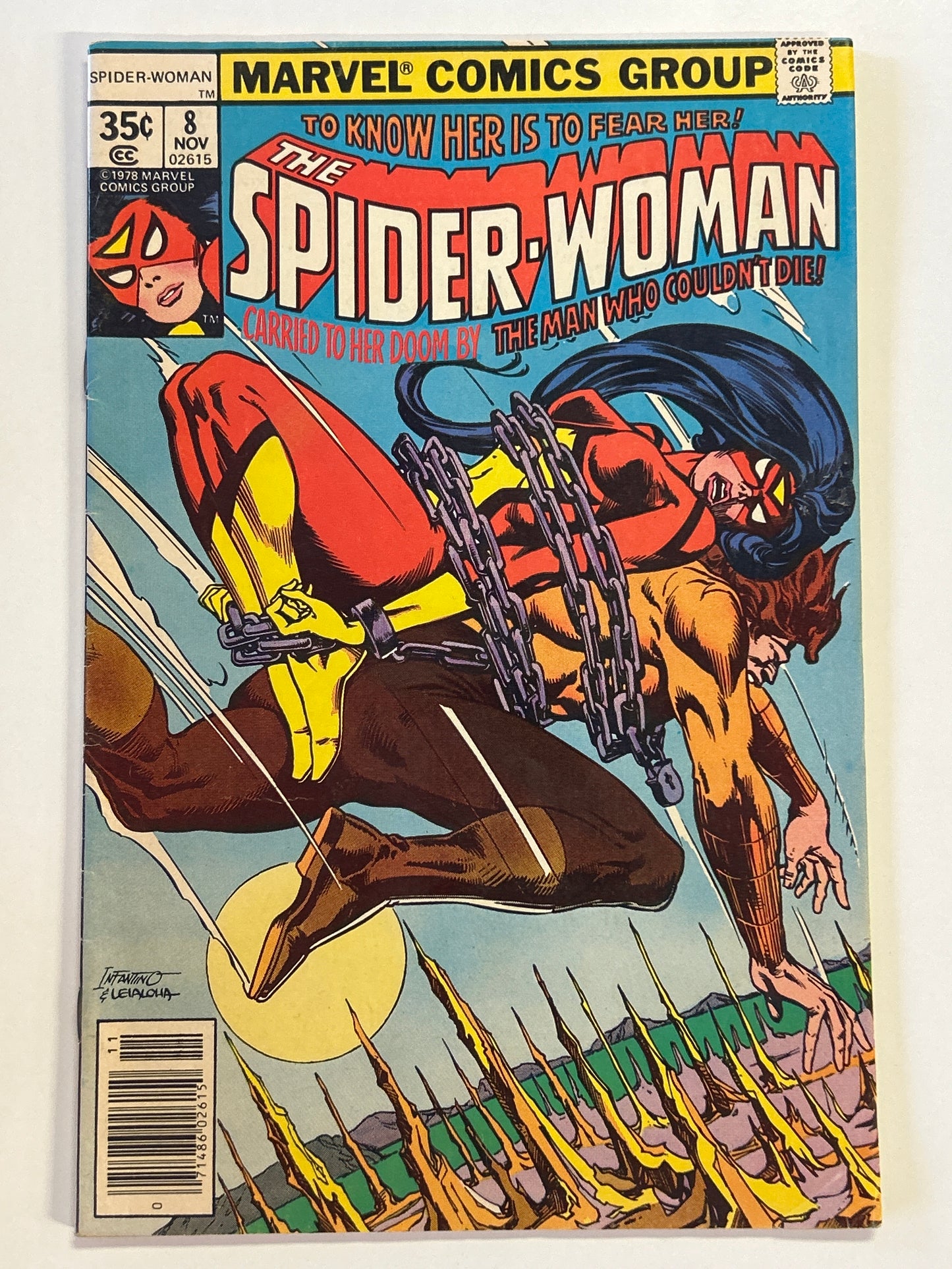MARVEL COMICS THE SPIDER-WOMAN #8 VERY FINE CONDITION
