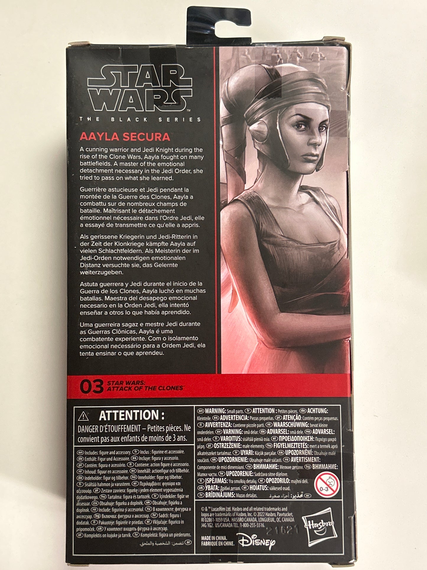 STAR WARS THE BLACK SERIES STAR WARS AAYLA SECURA EXCELLENT CONDITION