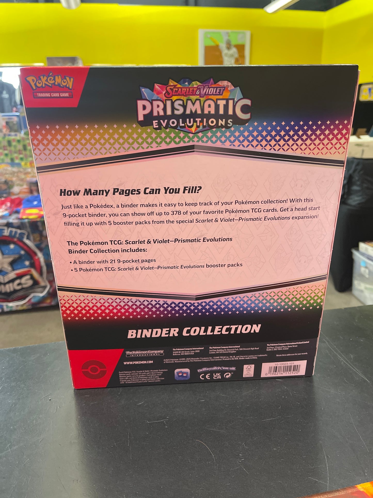 Pokemon Scarlet & Violet Prismatic Evolutions Binder Collection