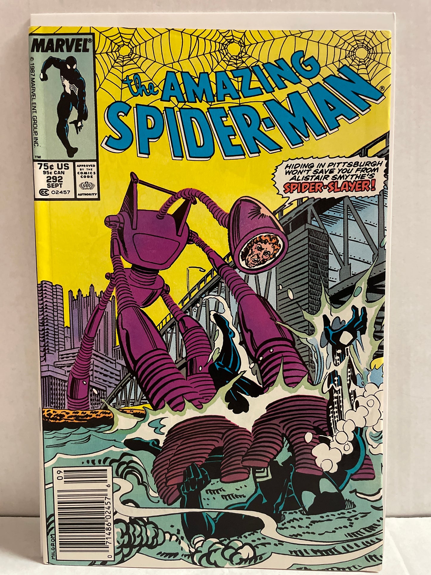 THE AMAZING SPIDER-MAN #292 NM+/MINT GEM!!! (1987 VHTF MARVEL MARK JEWELERS VARIANT KEY COMIC) MJ SAYS “YASSS” TO PETER’S MARRIAGE PROPOSAL!! CGC ME 💎