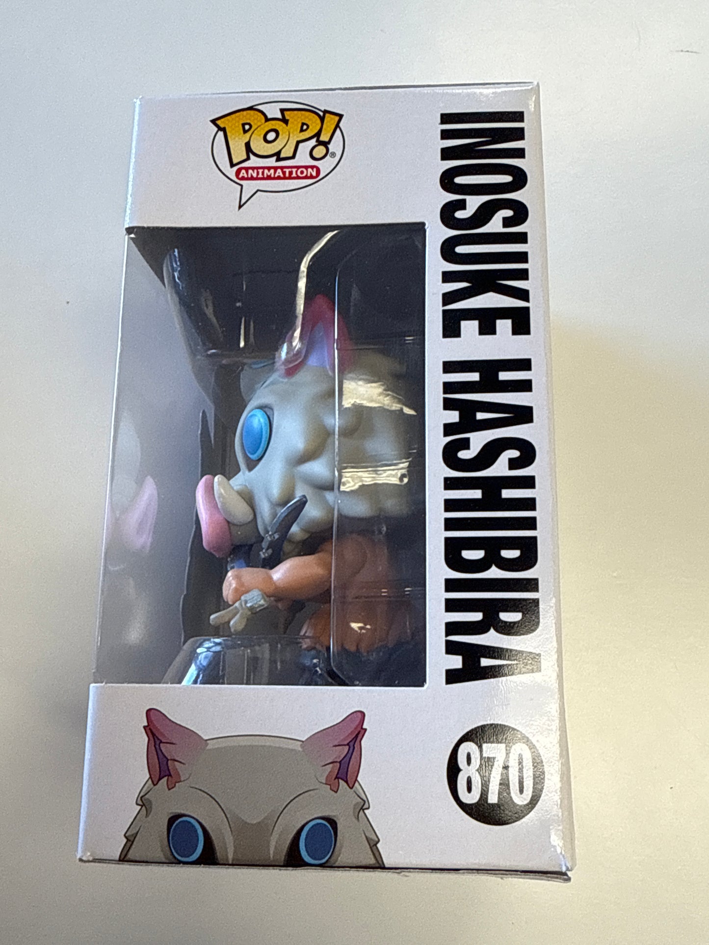 FUNKO POP ANIMATION DEMON SLAYER INOSIKE HASHIBIRA 870 GOOD CONDITION IN BOX