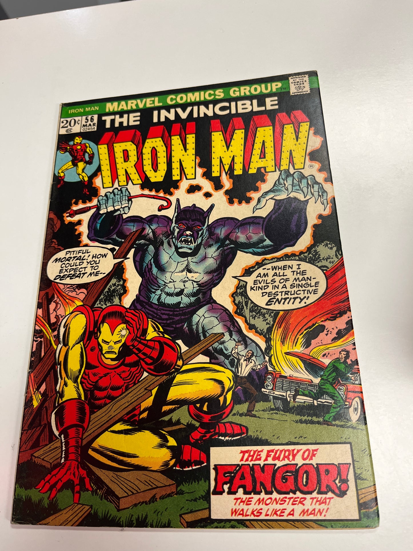 THE INVINCIBLE IRON MAN 56 MAR
