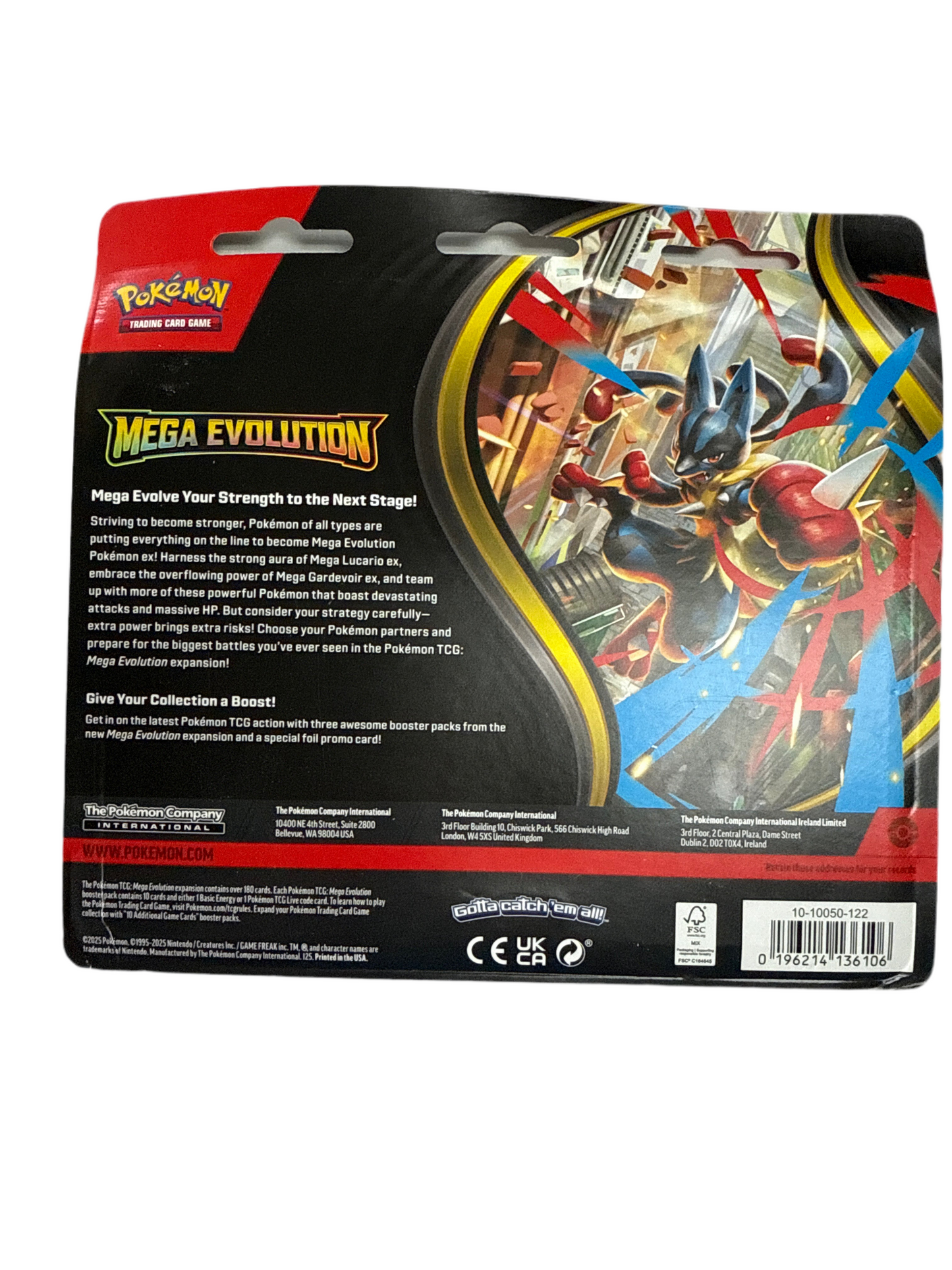 POKEMON TCG MEGA EVOLUTION 3 PACK BLISTER