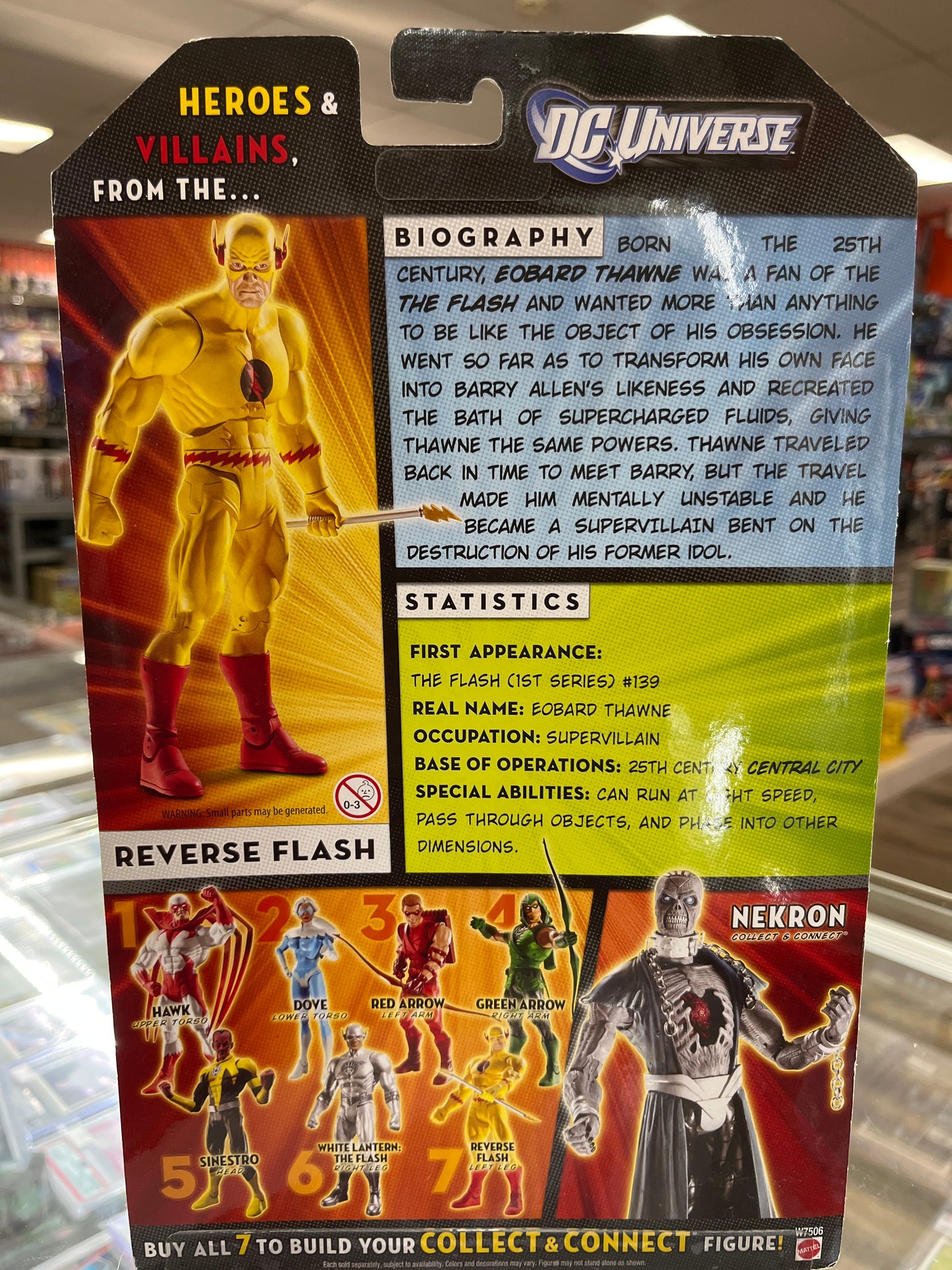 DC UNIVERSE REVERSE FLASH ACTION FIGURE