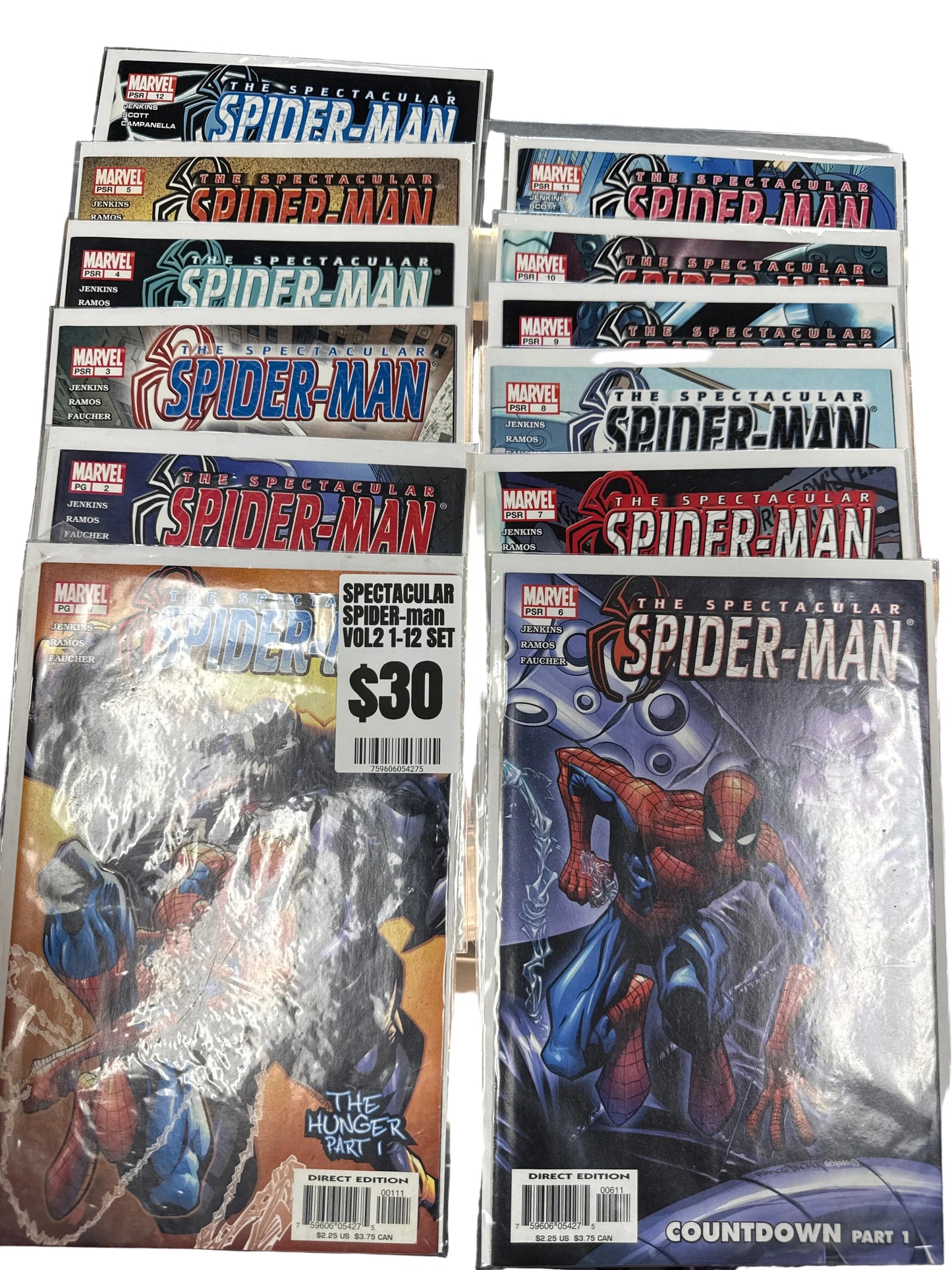 MARVEL COMICS SPECTACULAR SPIDER-MAN VOL.2 1-12 set!