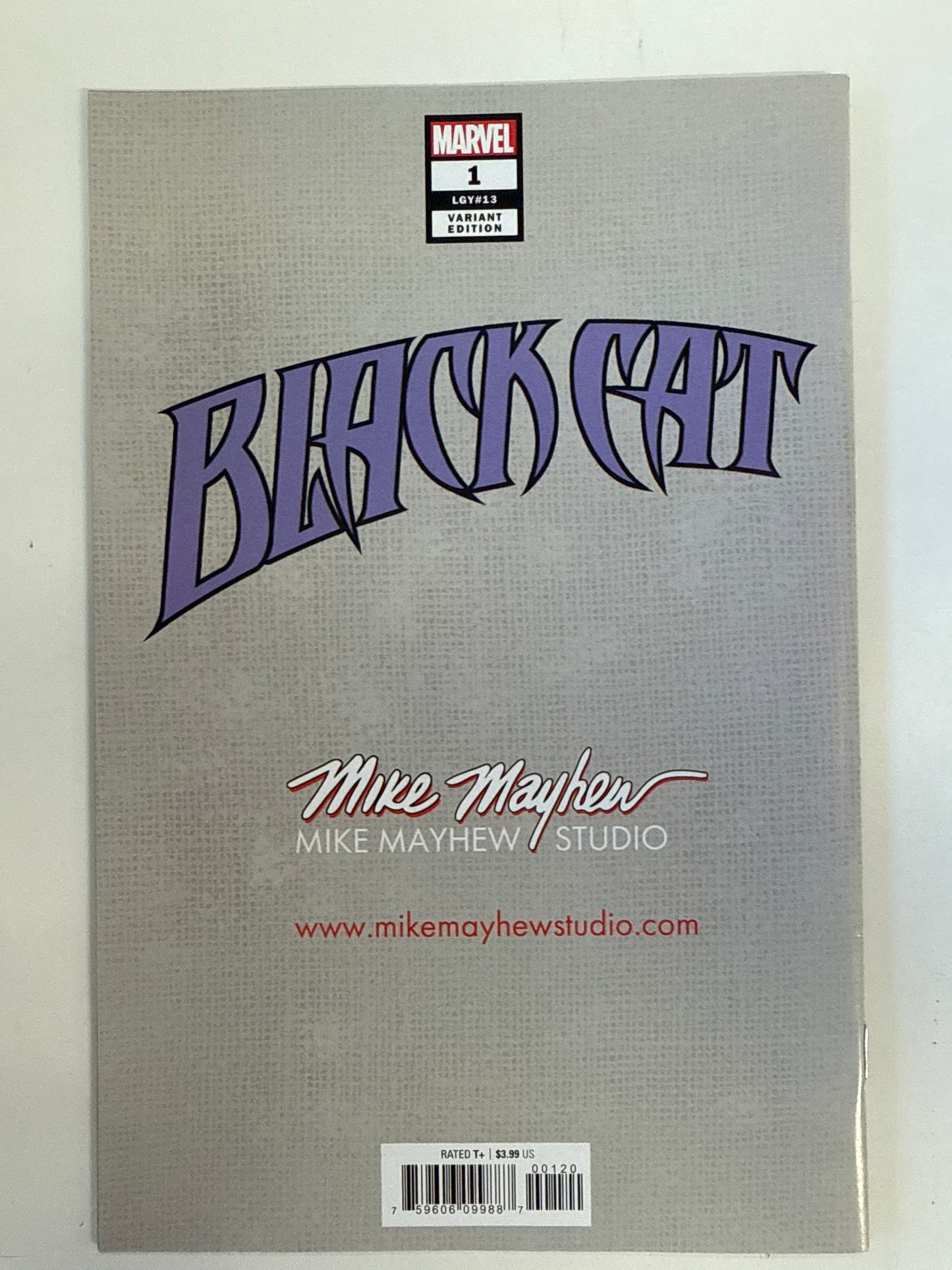 MARVEL COMICS BLACK CAT #1 MIKE MAYHEM STUDIO KNULLIFIED VARIANT