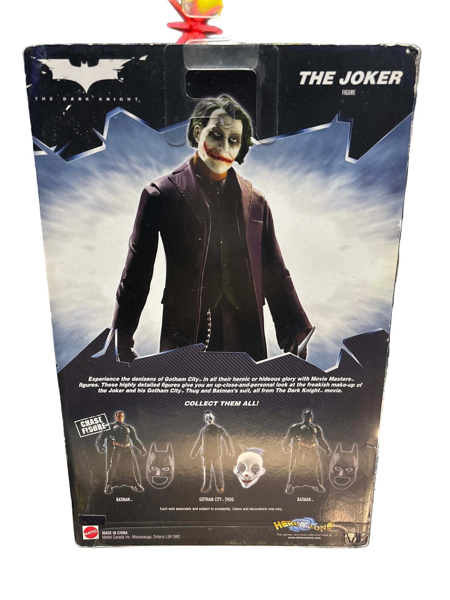 MATTEL THE DARK KNIGHT THE JOKER WITH CRIME SCENE EVIDENCE ACTION FIGURE