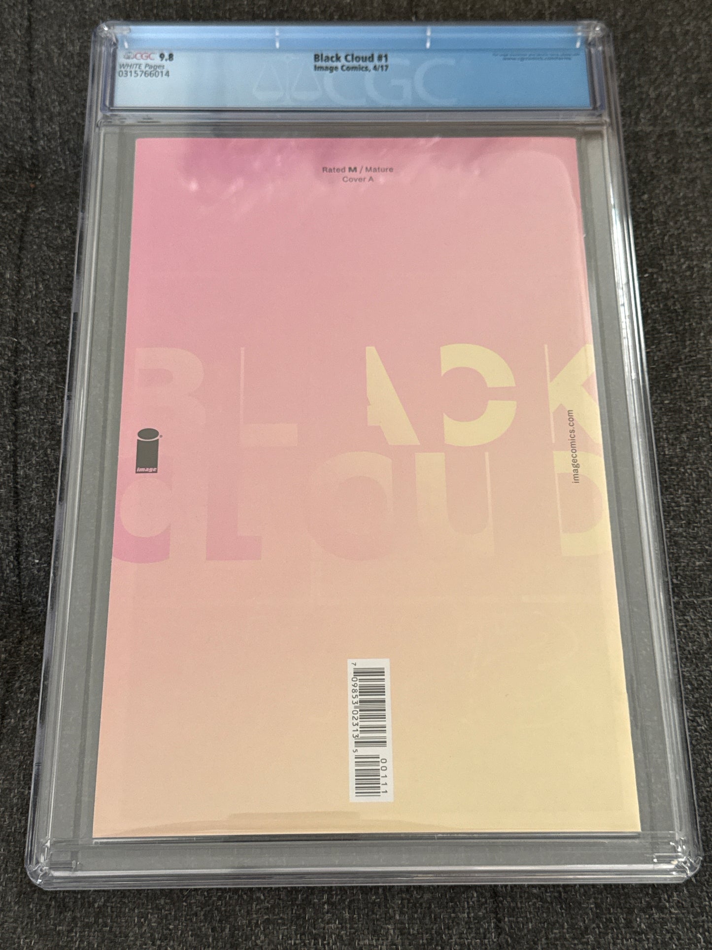 IMAGE COMICS BLACK CLOUD #1 CGC 9.8