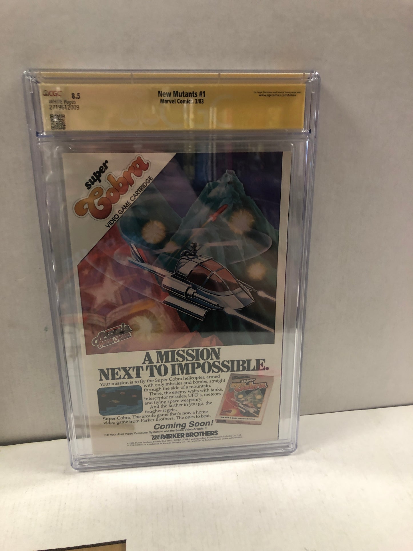 MARVEL COMICS NEW MUTANTS #1 (1983) SIGNED BY BOB MCLEAD SS CGC 8.5 WP