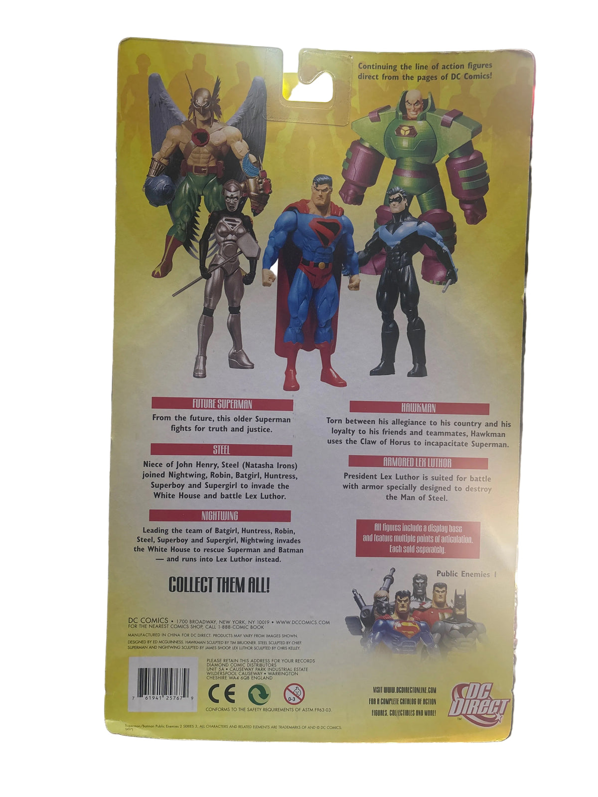 DC SUPERMAN/BATMAN PUBLIC ENEMIES 2 ACTION FIGURES NIGHTWING