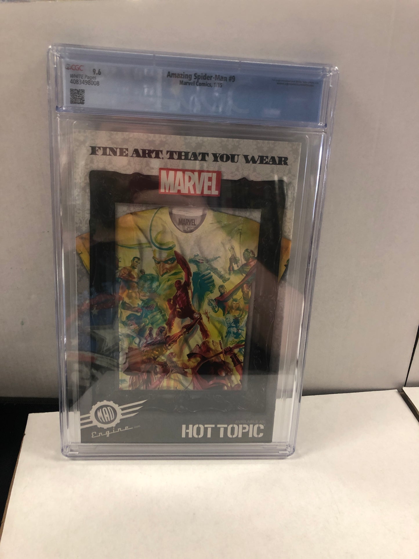 MARVEL COMICS AMAZING SPIDER-MAN #9 (2015) CGC 9.6 WP