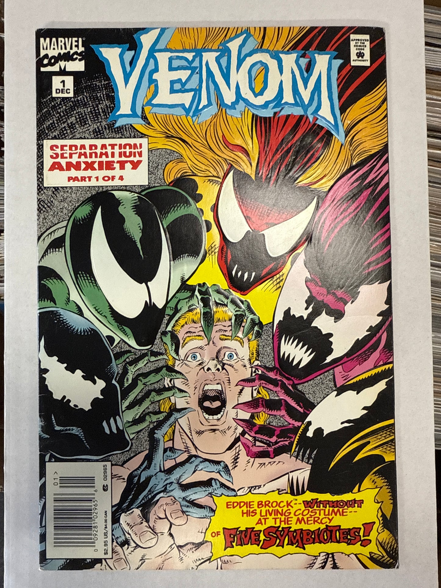 MARVEL COMICS VENOM SEPARATION ANXIETY 1