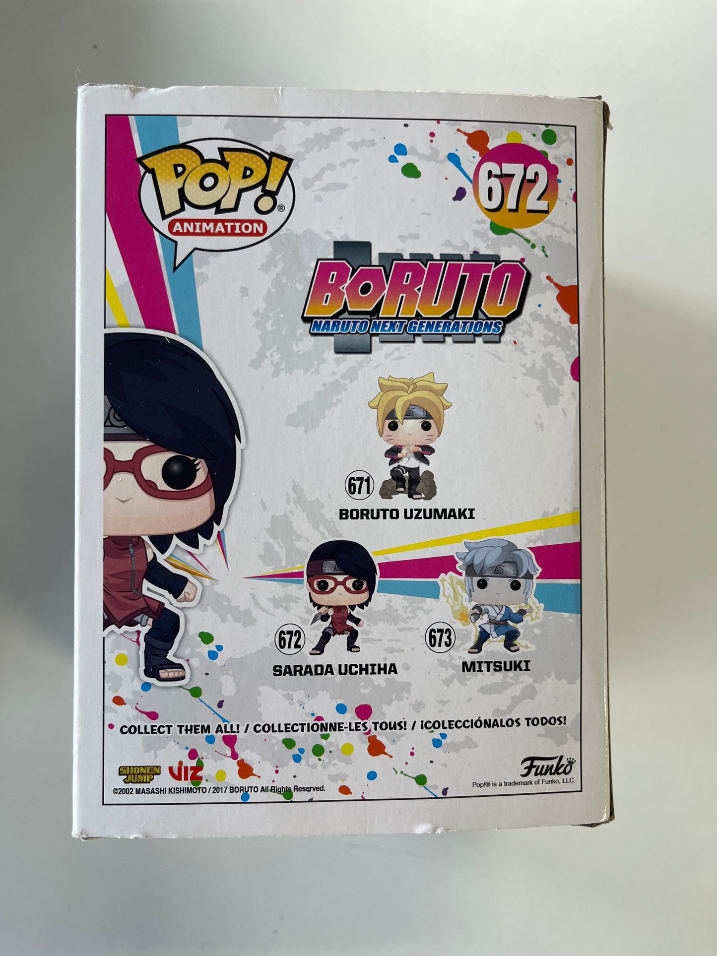 FUNKO POP ANIMATION BORUTO #672 SARADA UCHIHA