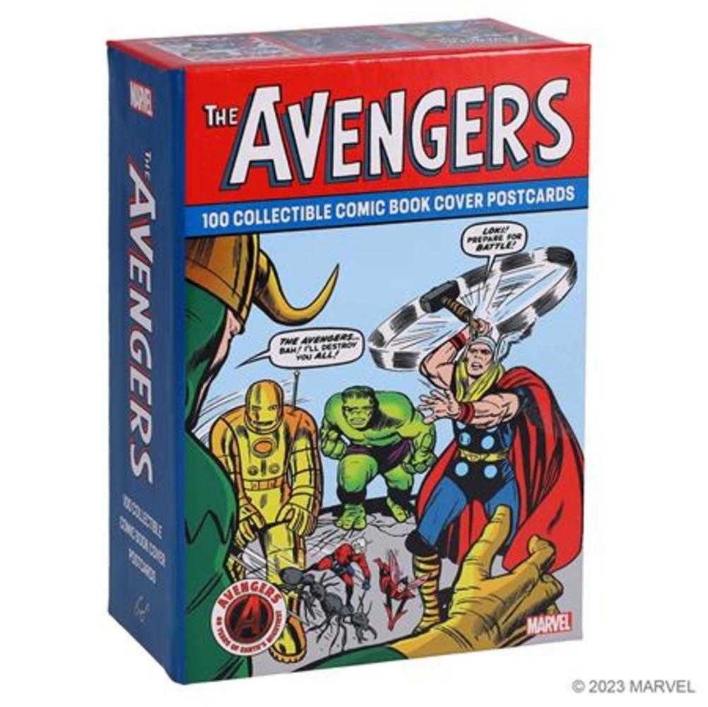 Marvel Avengers 100 Collectible Comic Book Cover Postcards