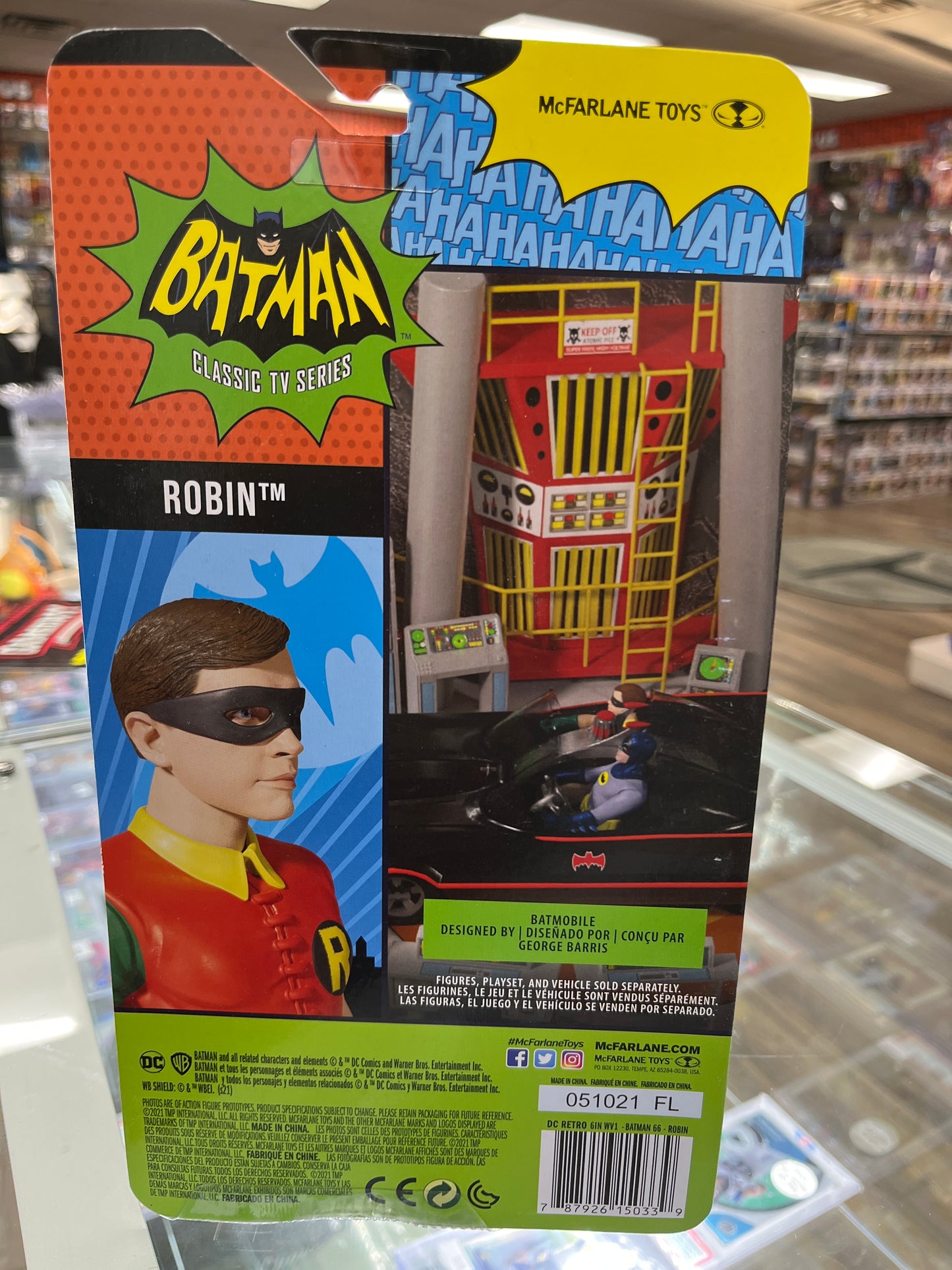 DC BATMAN CLASSIC TV SERIES ROBIN ACTION FIGURE