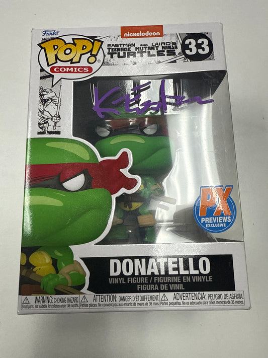 FUNKO POP COMICS DONATELLO 33 K EASTMAN AUTO VINIL PX PREVIEW EXCLUSIVE