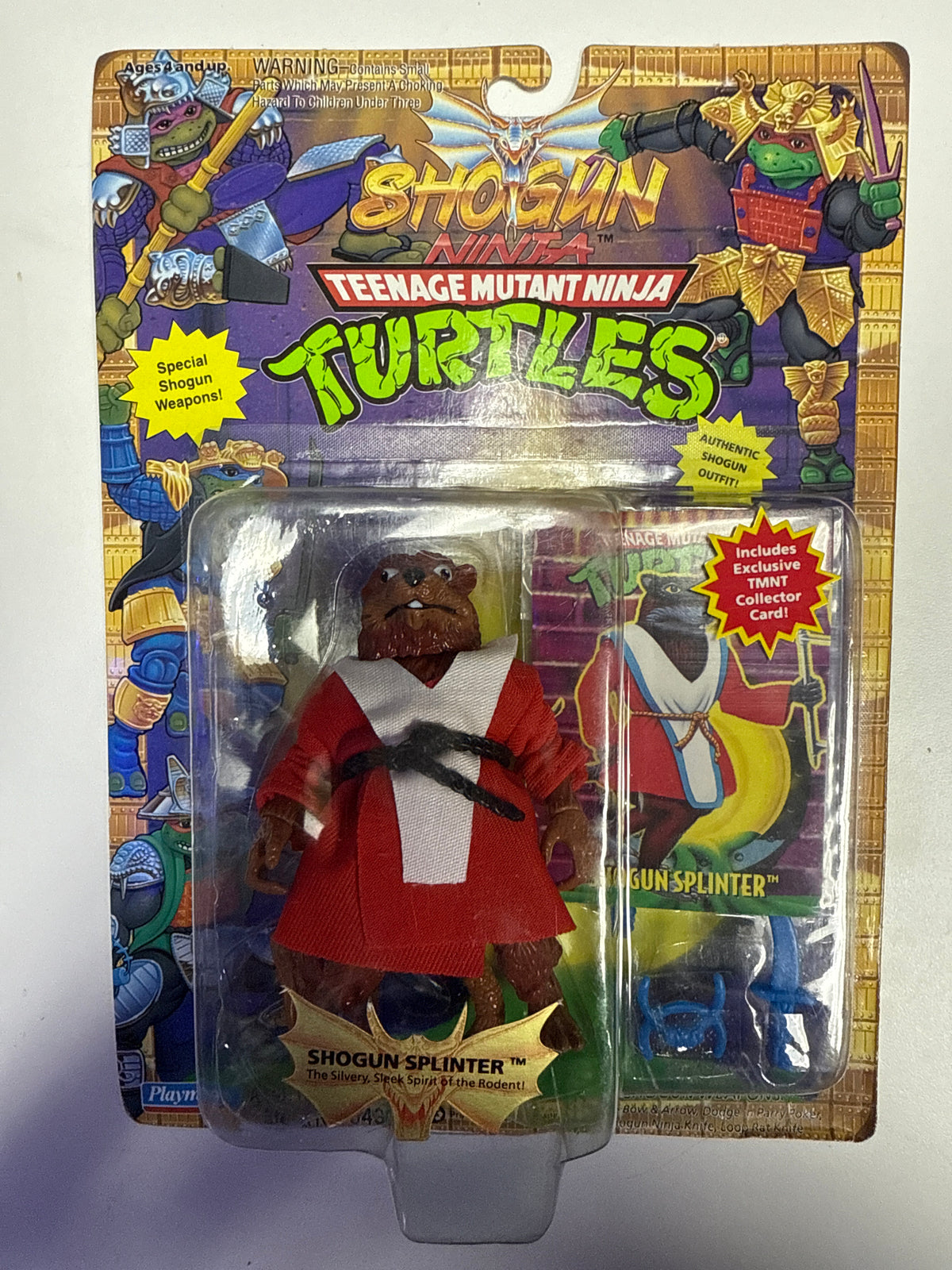 TEENAGE MUTANT NINJA TURTLES PLAYMATES SHOGUN SPLINTER