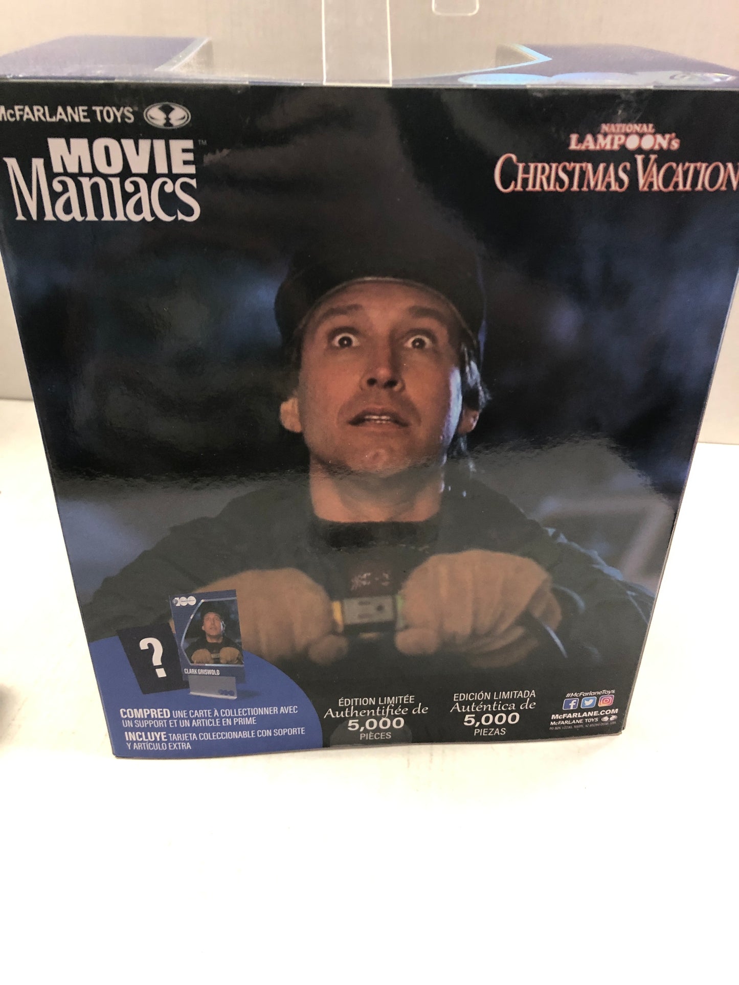 MCFARLANE TOYS MOVIE MANIACS CLARK GRISWOLD LIMITED TO 5000 PIECES EXCELLENT CONDITION