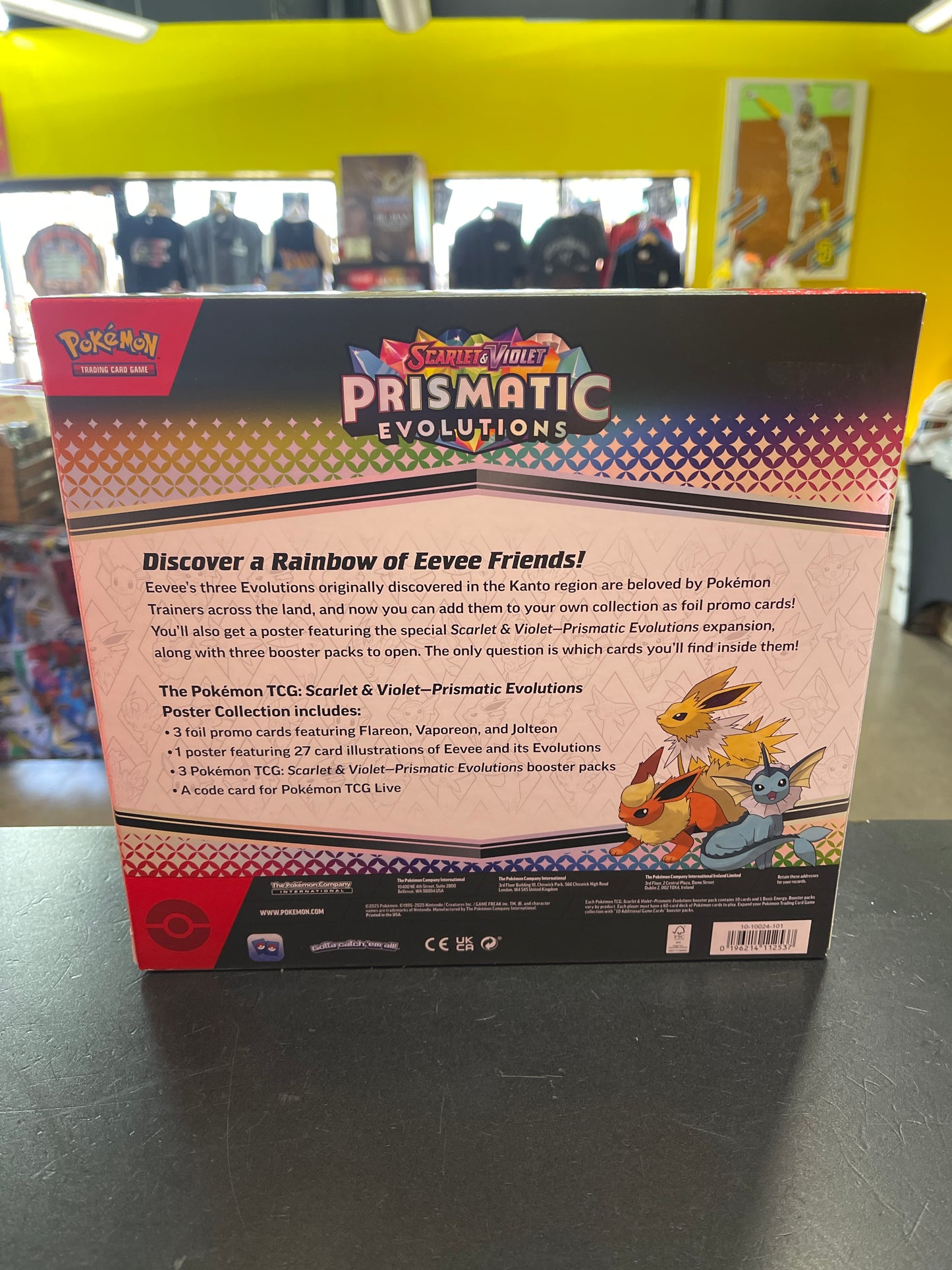 POKÉMON SCARLET & VIOLET PRISMATIC EVOLUTIONS POSTER COLLECTION SEAL