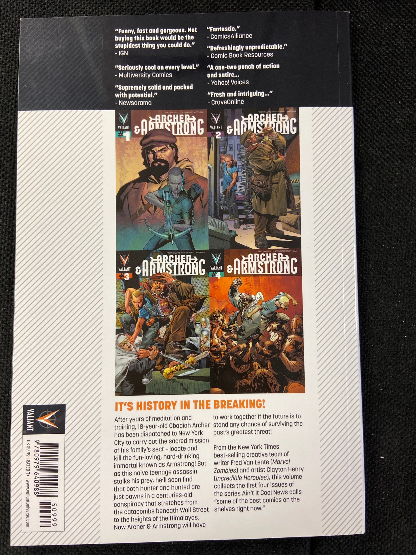 VALIANT ARCHER AND ARMSTRONG VOL 1 THE MICHELANGELO CODE
