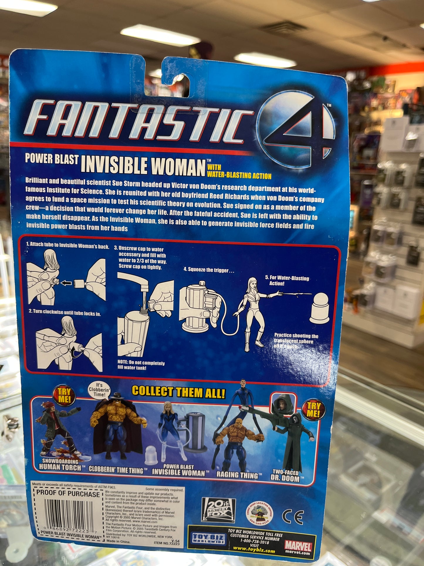 FANTASTIC FOUR POWER BLAST INVISIBLE WOMAN