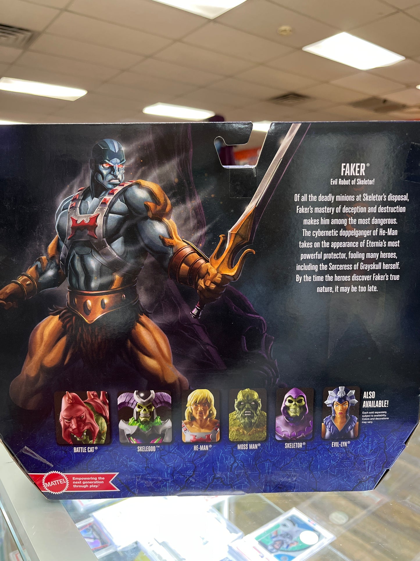 MATTEL MASTERS OF THE UNIVERSE FAKER ACTION FIGURE