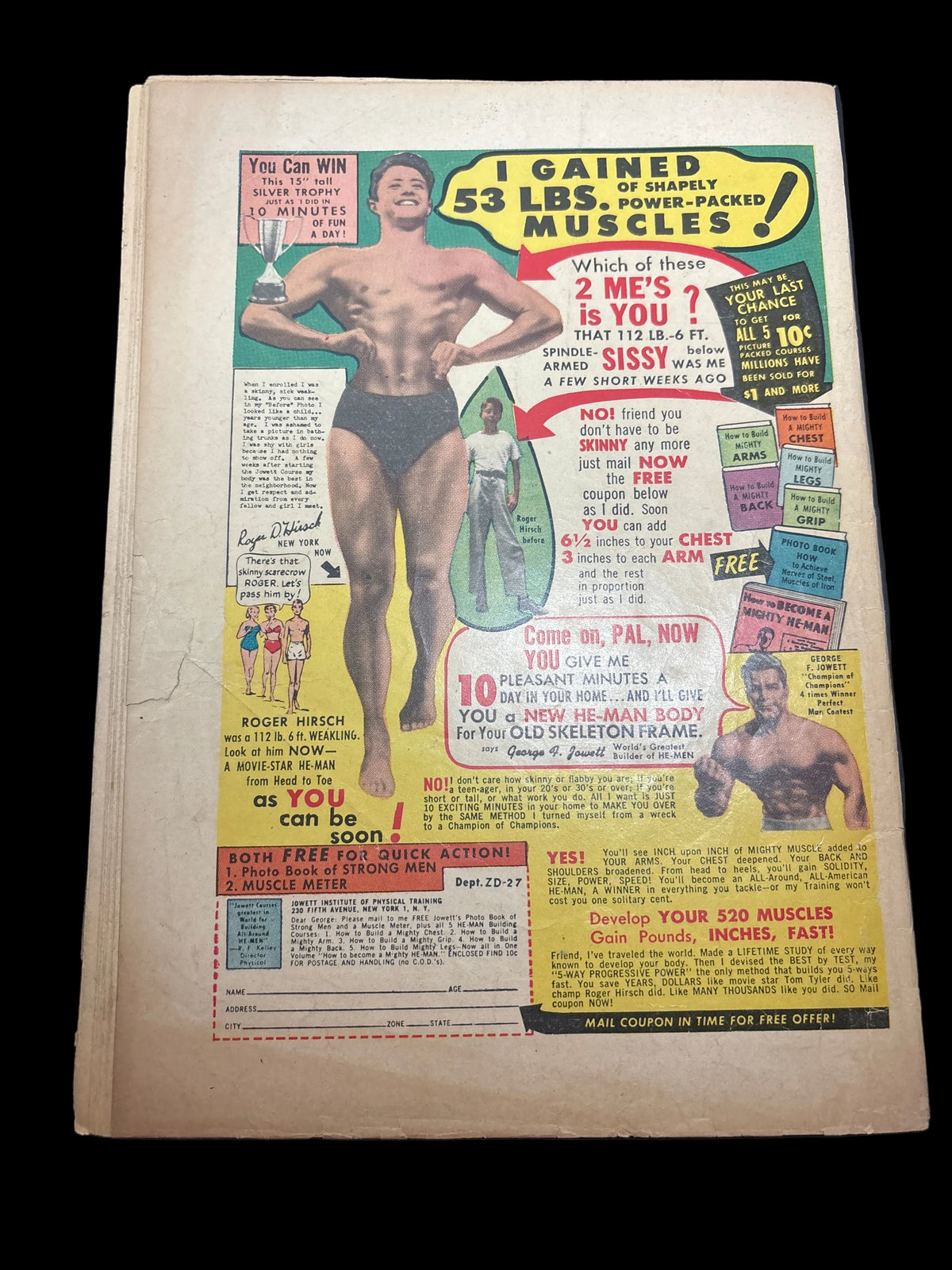 ZIFF DAVIS COMICS GROUP FLYBOY #2 SILVER AGE