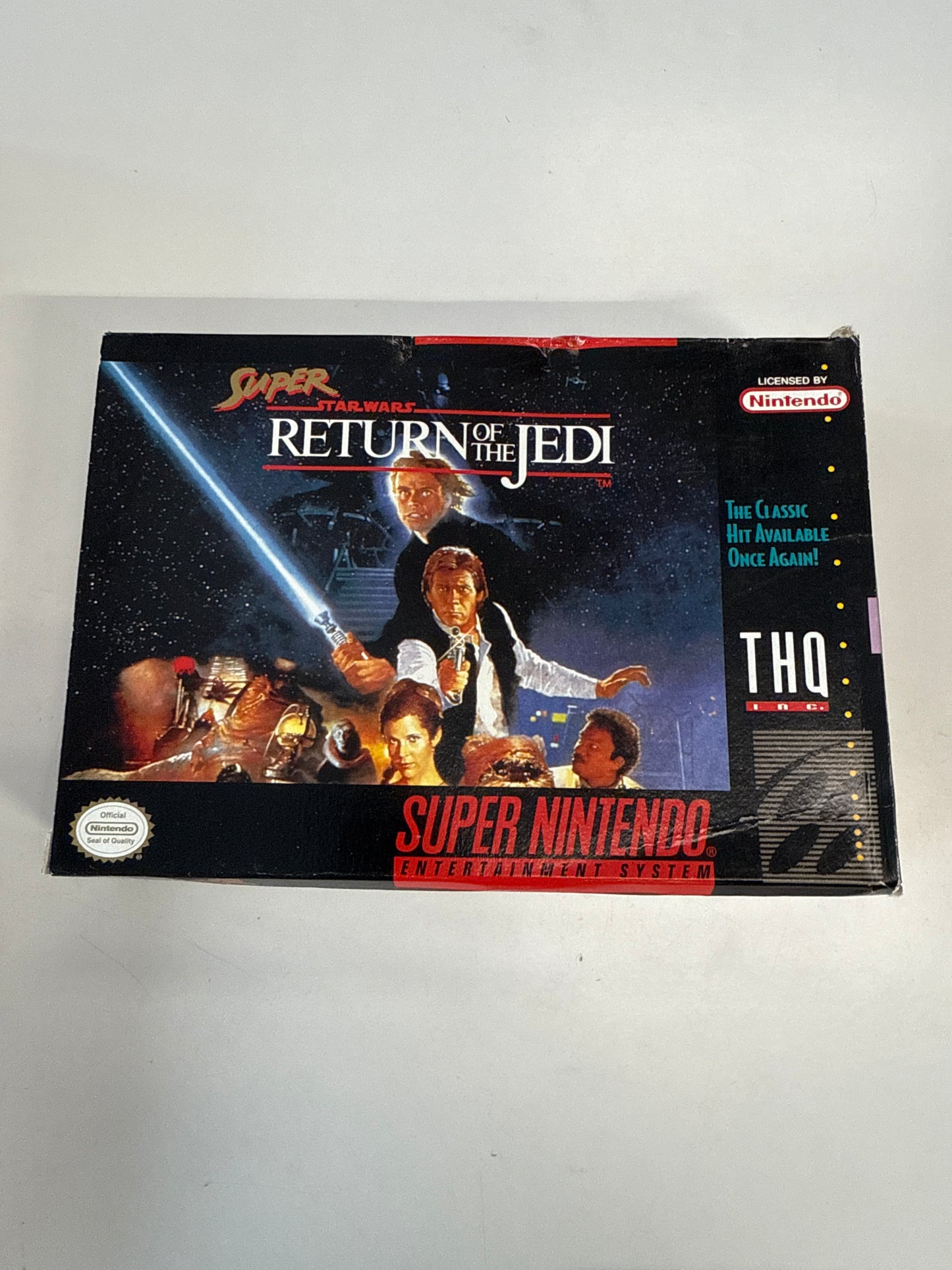 SUPER NINTENDO SNES STAR WARS RETURN OF THE JEDI CIB