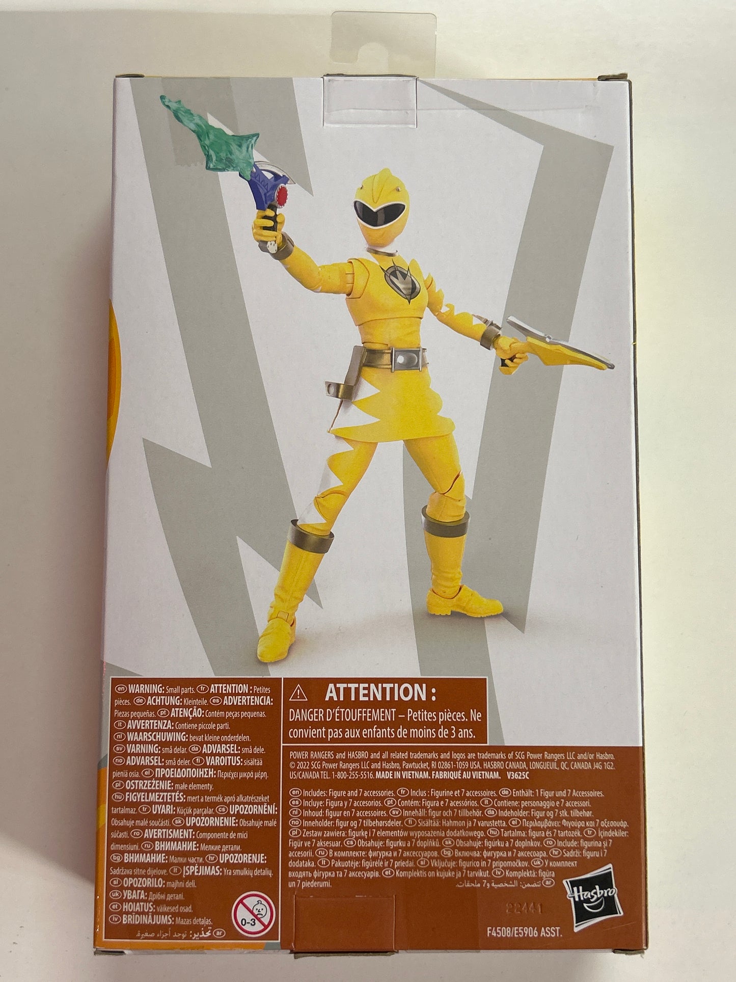 HASBRO POWER RANGERS LIGHTING COLLECTION DINO THUNDER YELLOW RANGER NEW IN GOOD CONDITION BOX