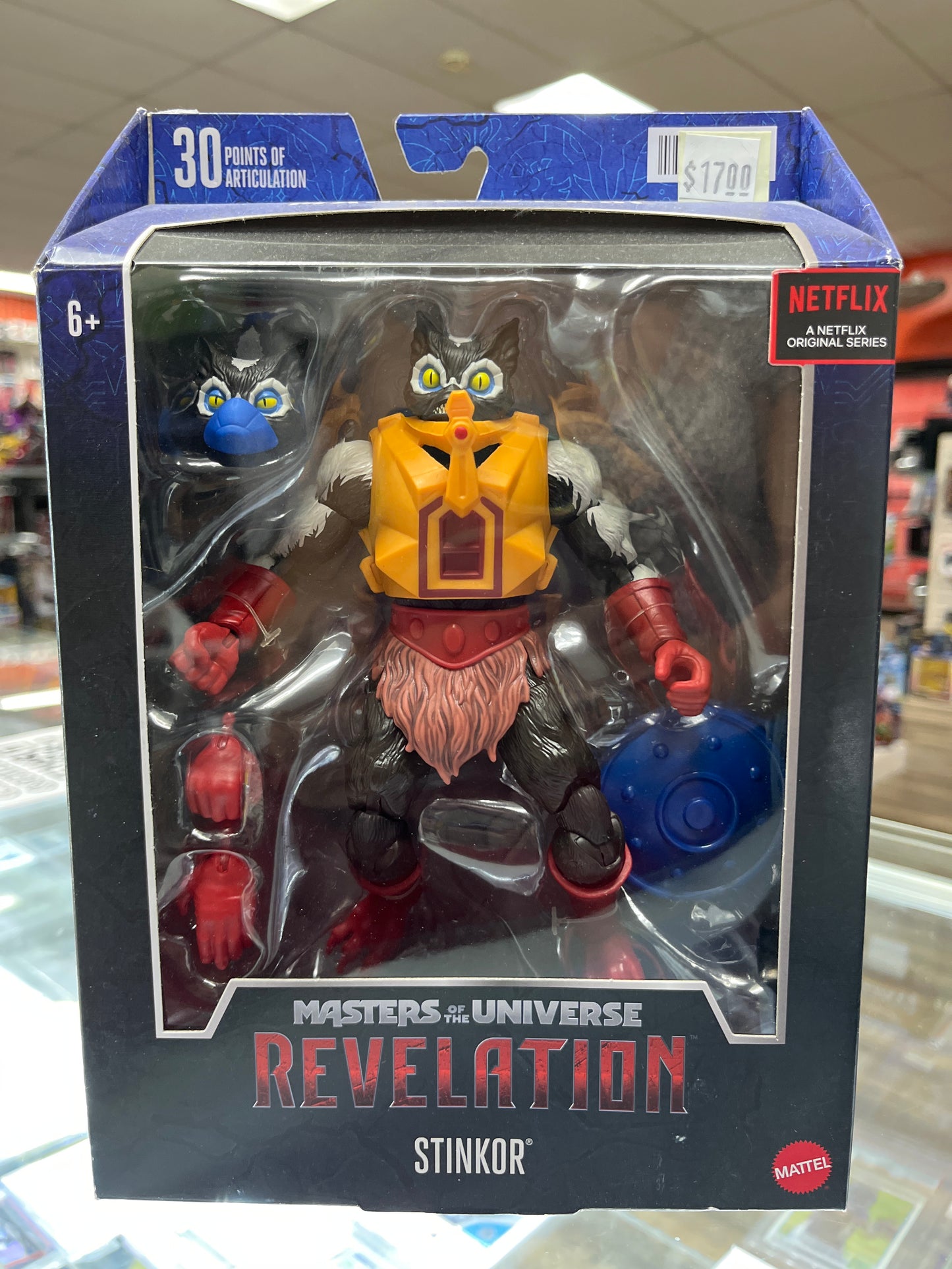 MATTEL MASTERS OF THE UNIVERSE REVELATION STINKOR ACTION FIGURE