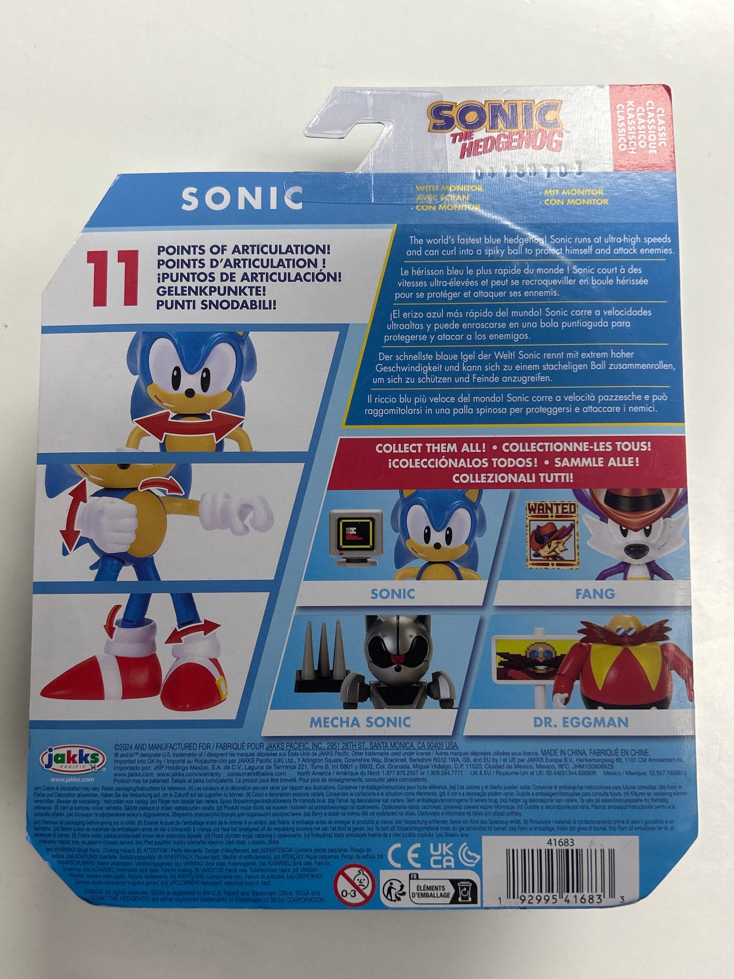 JAKKS PACIFIC SONIC THE HEDGEHOG CLASSIC SONIC (2023)