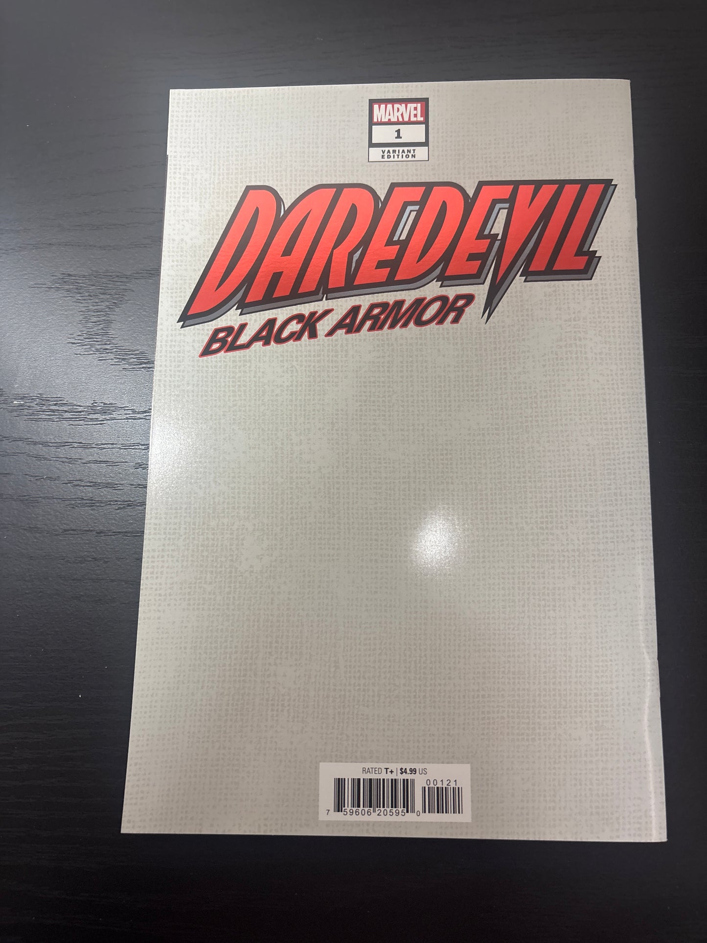 MARVEL DAREDEVIL BLACK ARMOR #1 FOIL EDITION