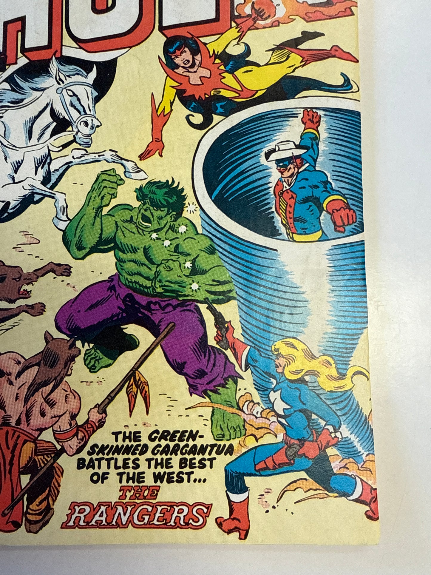 MARVEL COMICS INCREDIBLE HULK #265 the rangers 1981
