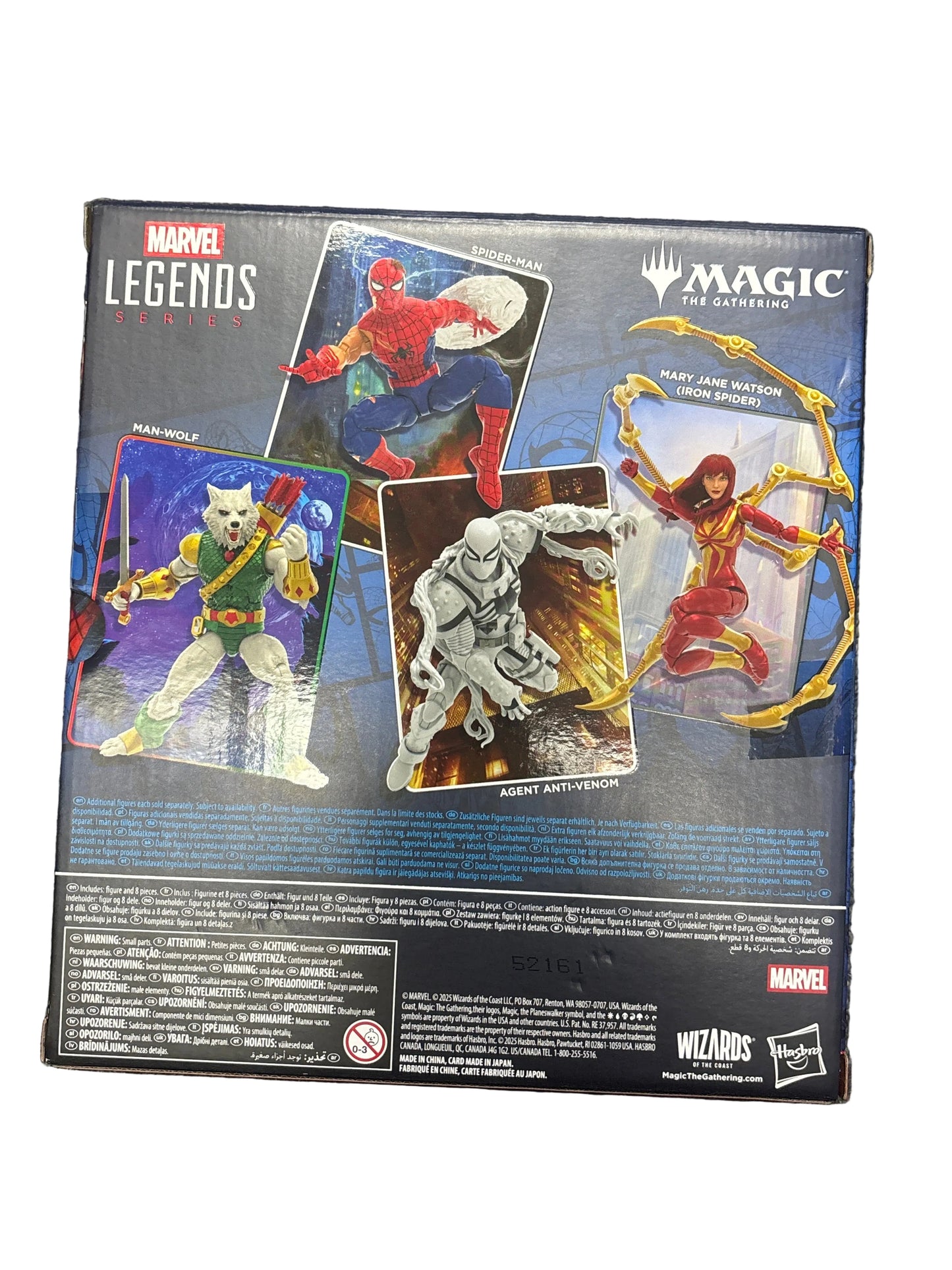 MARVEL LEGENDS SPIDER-MAN & MAGIC THE GATHERING COLLECTABLE CARD AND FIGURE