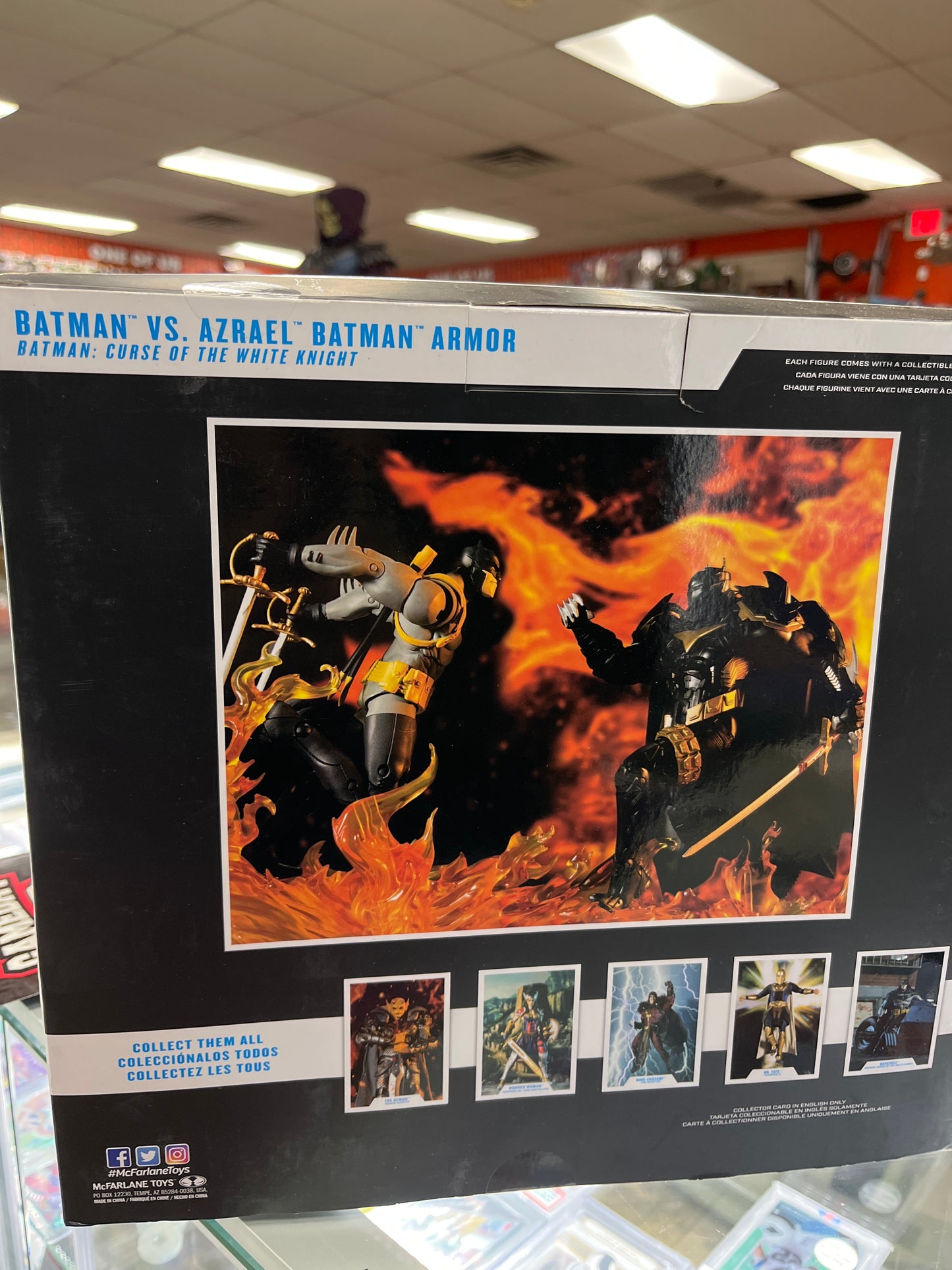 DC MULTIVERSE BATMAN VS AZRAEL BATMAN ARMOR