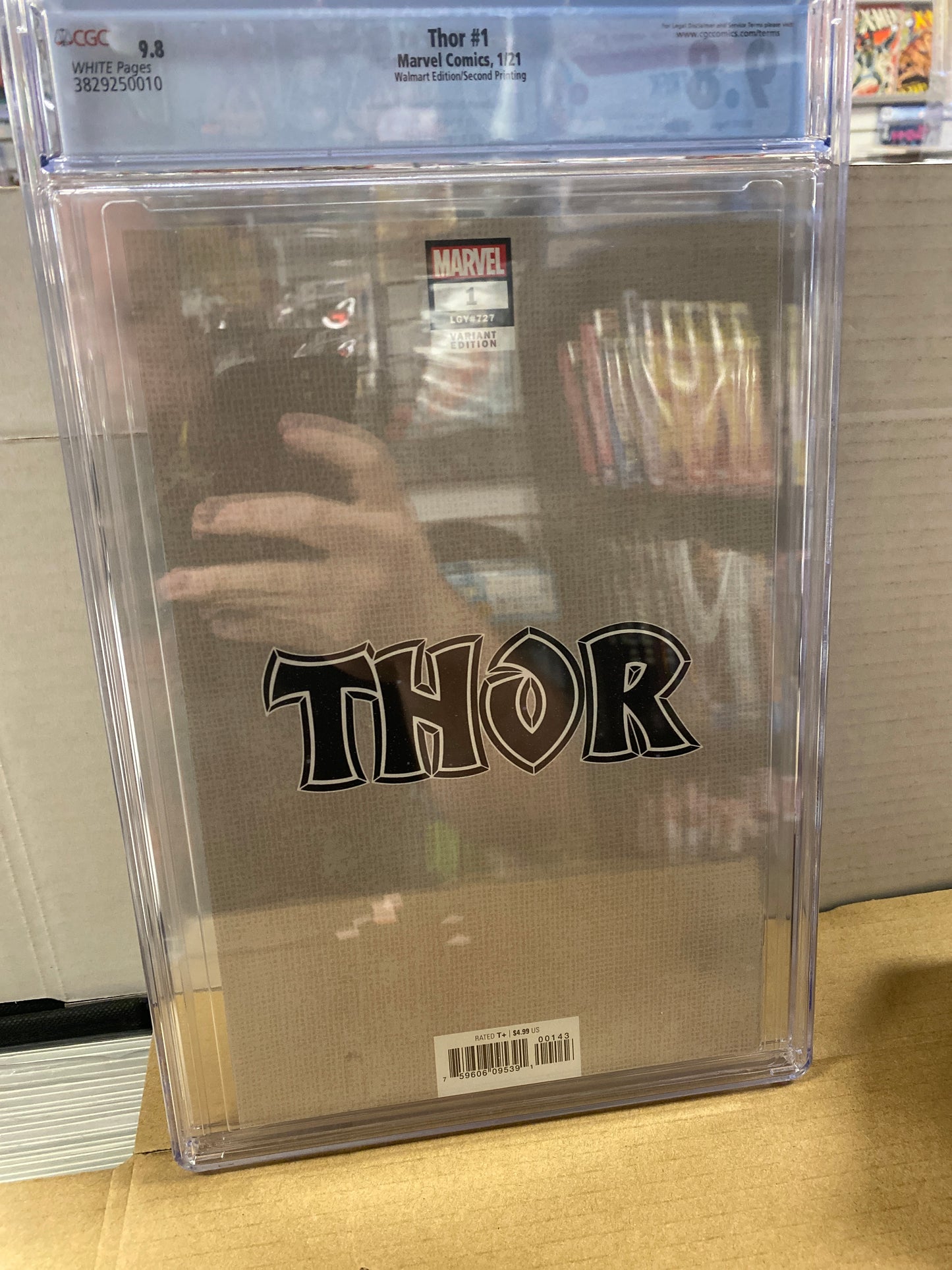 MARVEL COMICS THOR #1 (2021) WALMART EDITION SECOND PRINTING CGC 9.8 WP