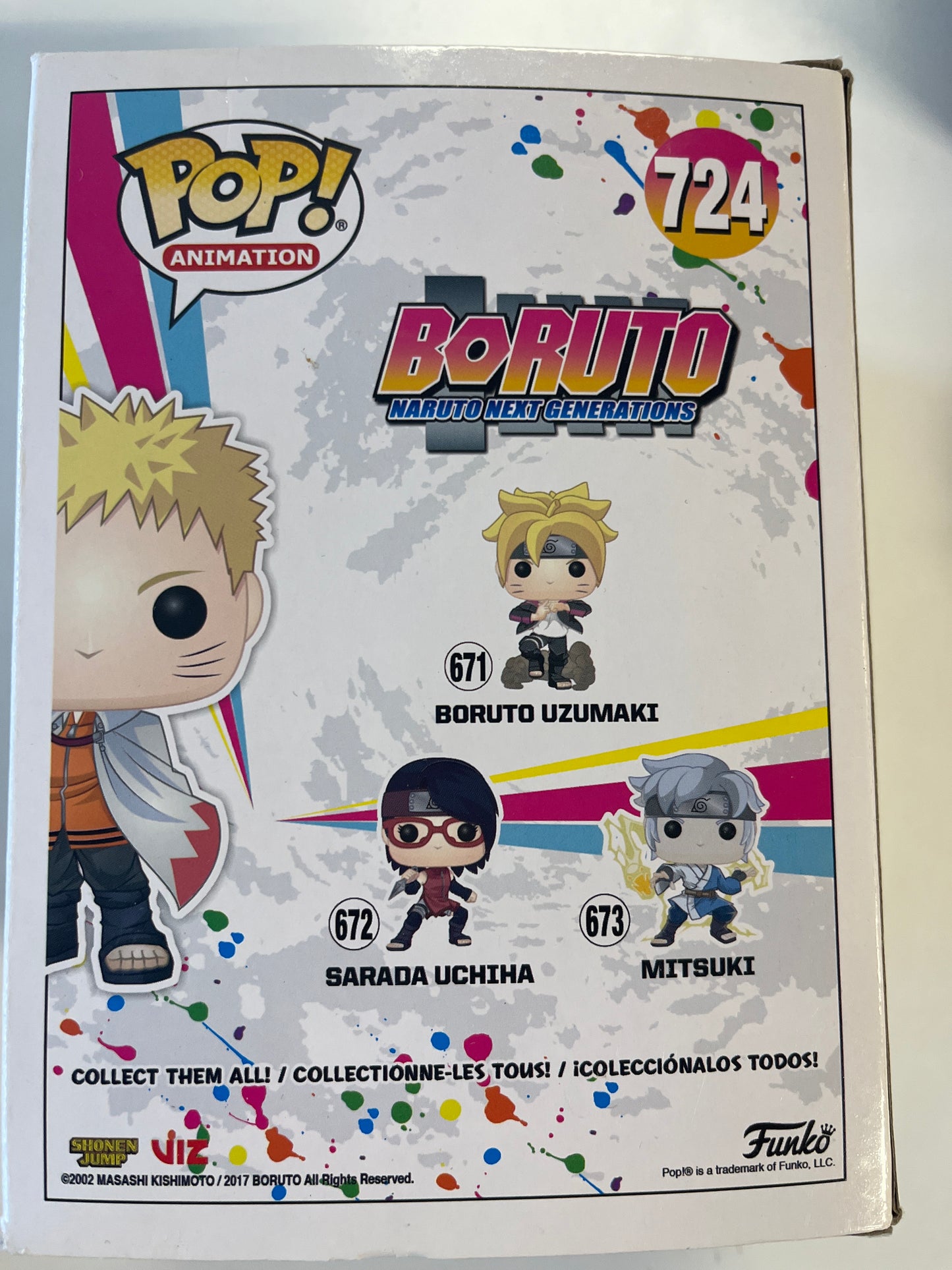 FUNKO POP ANIMATION BORUTO #724 NARUTO HOKAGE