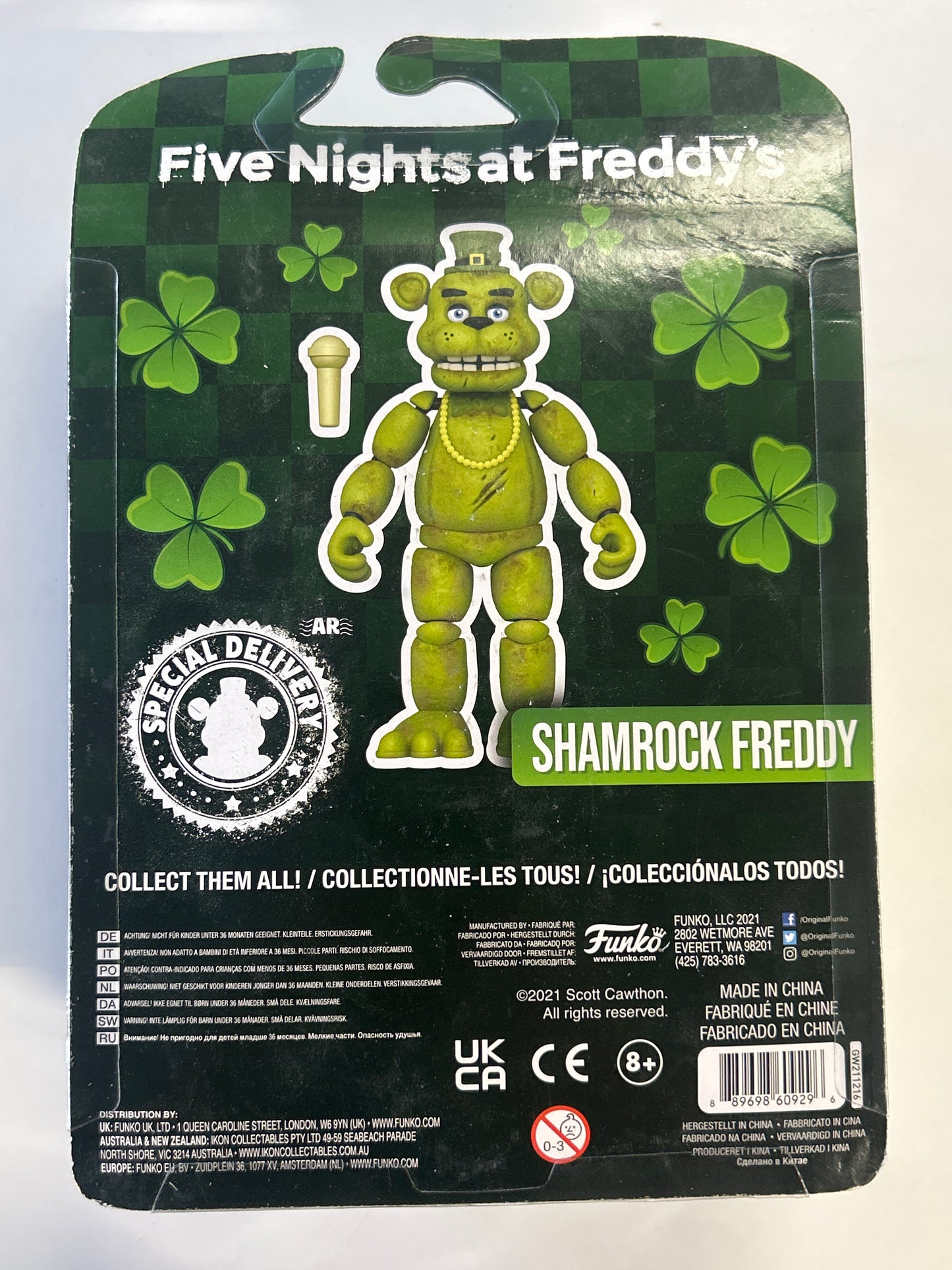 FUNKO FIVE NIGHTS AT FREDDYS SHAMROCK FREDDY NEW IN BOX (2021)